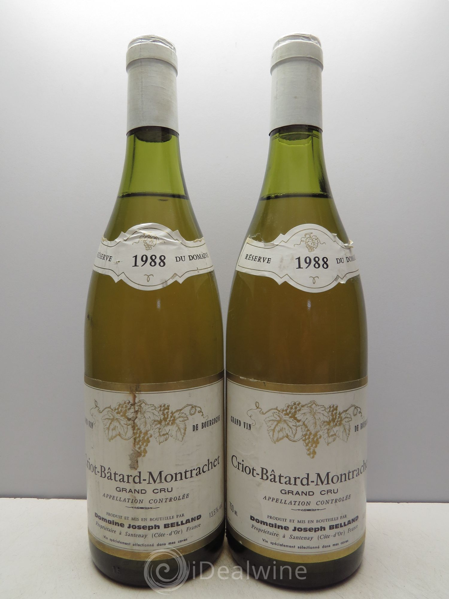 Criots-Bâtard-Montrachet Grand Cru 1988 - Lot de 2 bouteilles - 0