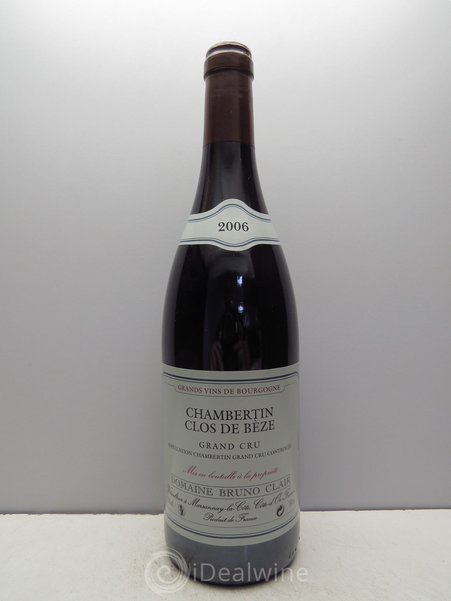 Chambertin Clos de Bèze Grand Cru Bruno Clair (Domaine) 2006 - Lot de 1 bouteille - 0