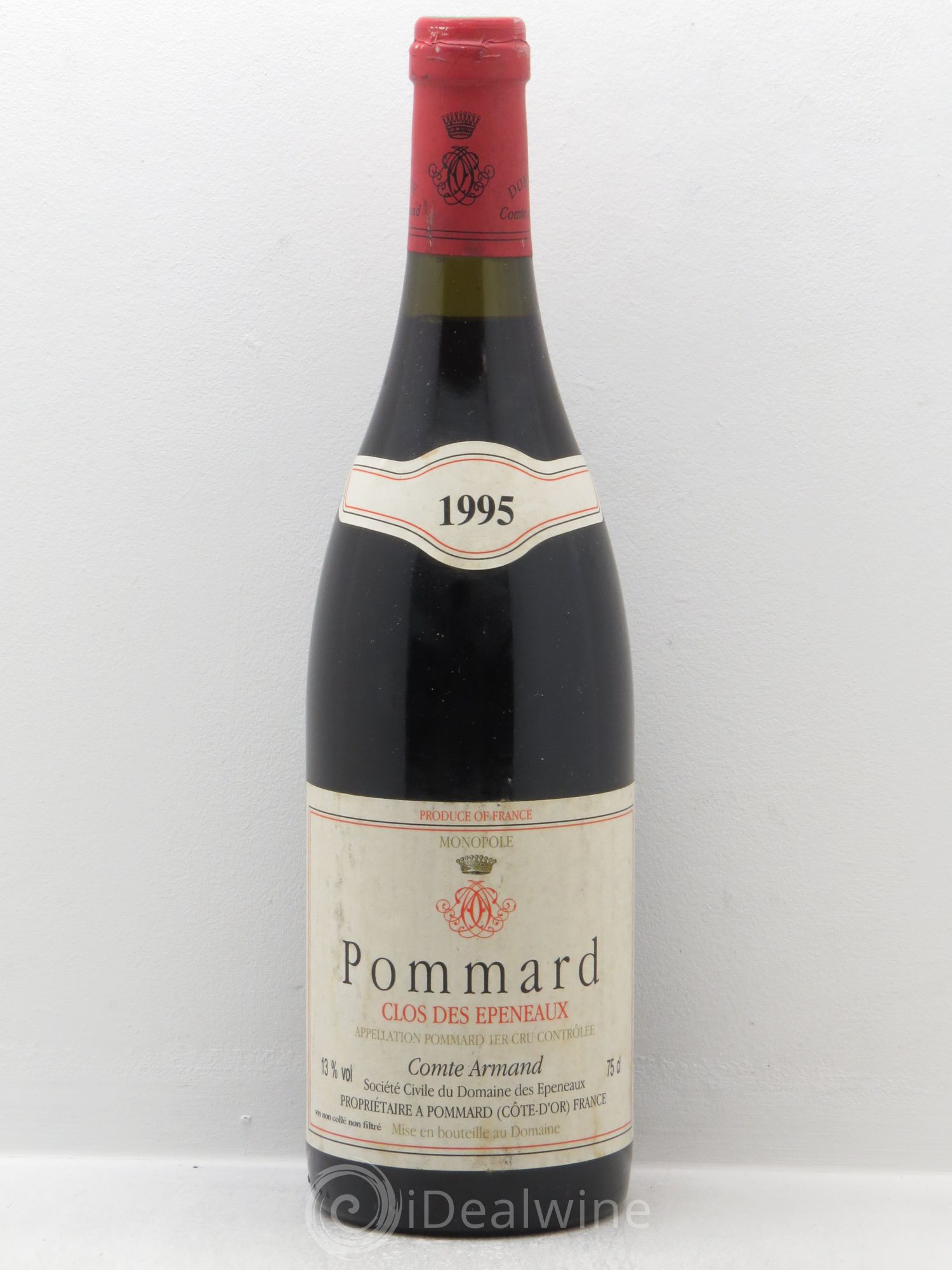 Pommard 1er Cru Clos des Epeneaux Comte Armand 1995 - Lot de 1 bouteille - 0