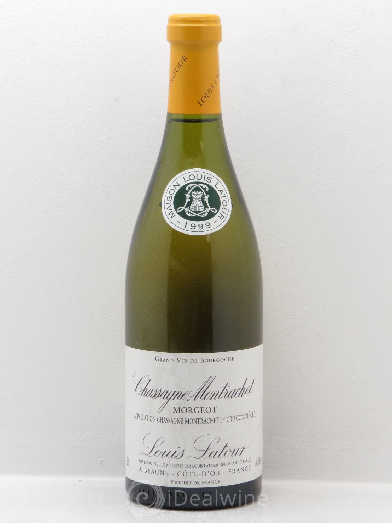 Chassagne-Montrachet 1er Cru Louis Latour 1999 - Lot de 1 bouteille - 0