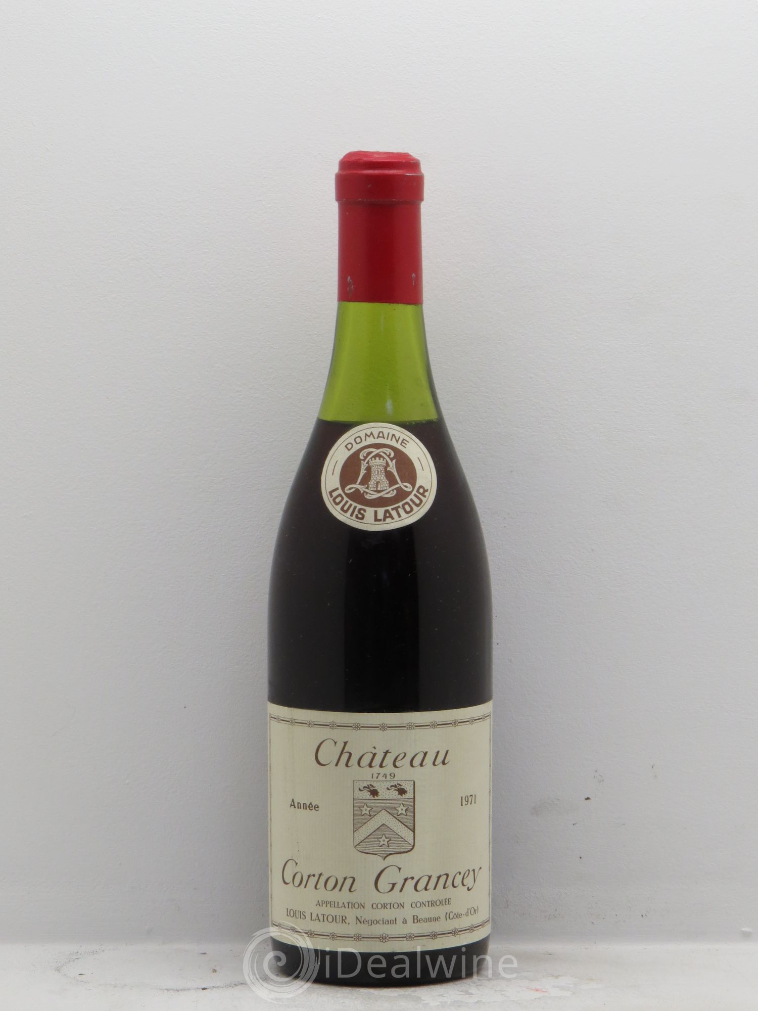 Corton Grand Cru Château Corton Grancey Louis Latour (sans prix de réserve) 1971 - Lot de 1 bouteille - 0