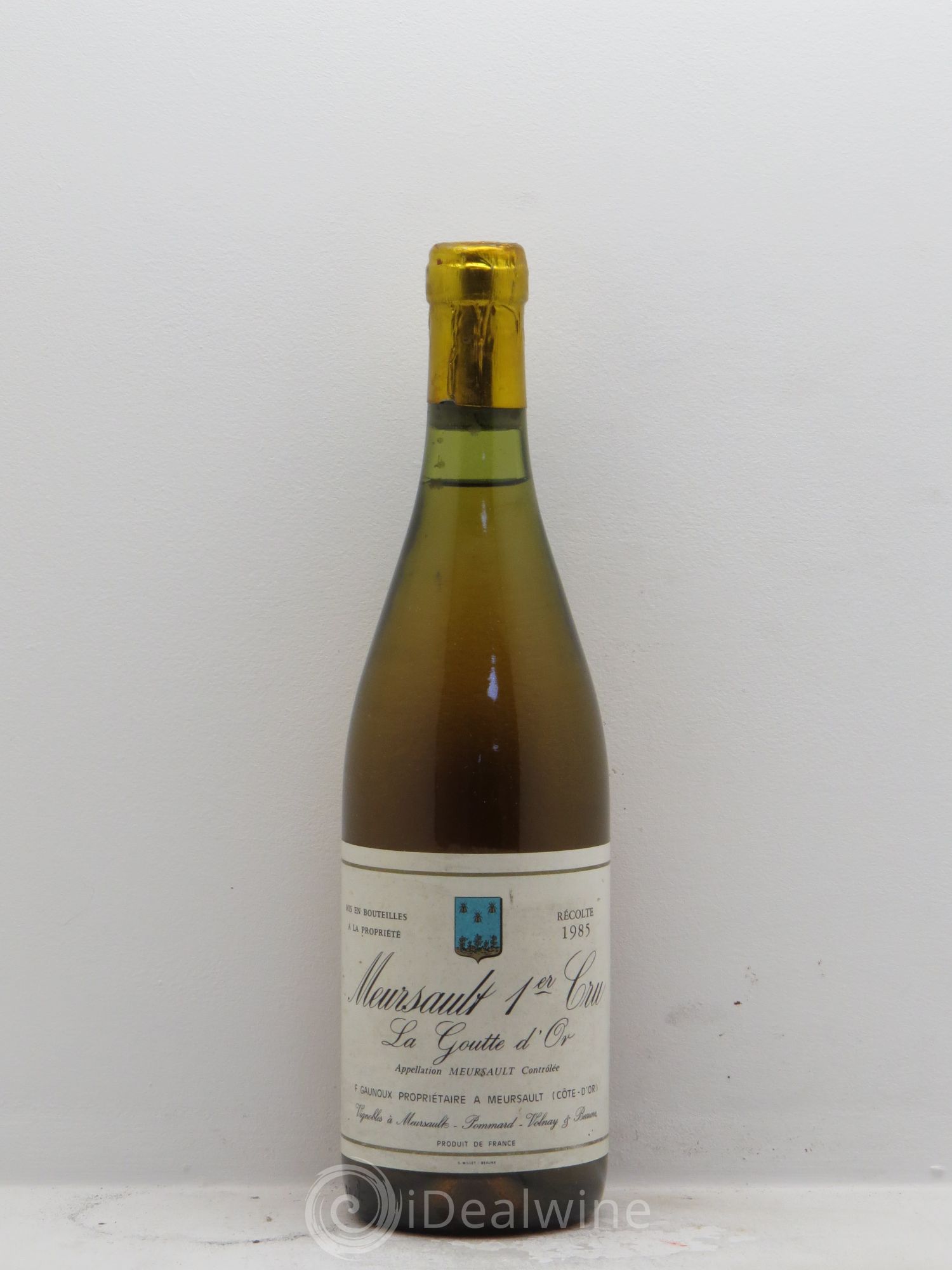 Meursault 1er Cru François Gaunoux (70cl) 1985 - Posten von 1 Flasche - 0