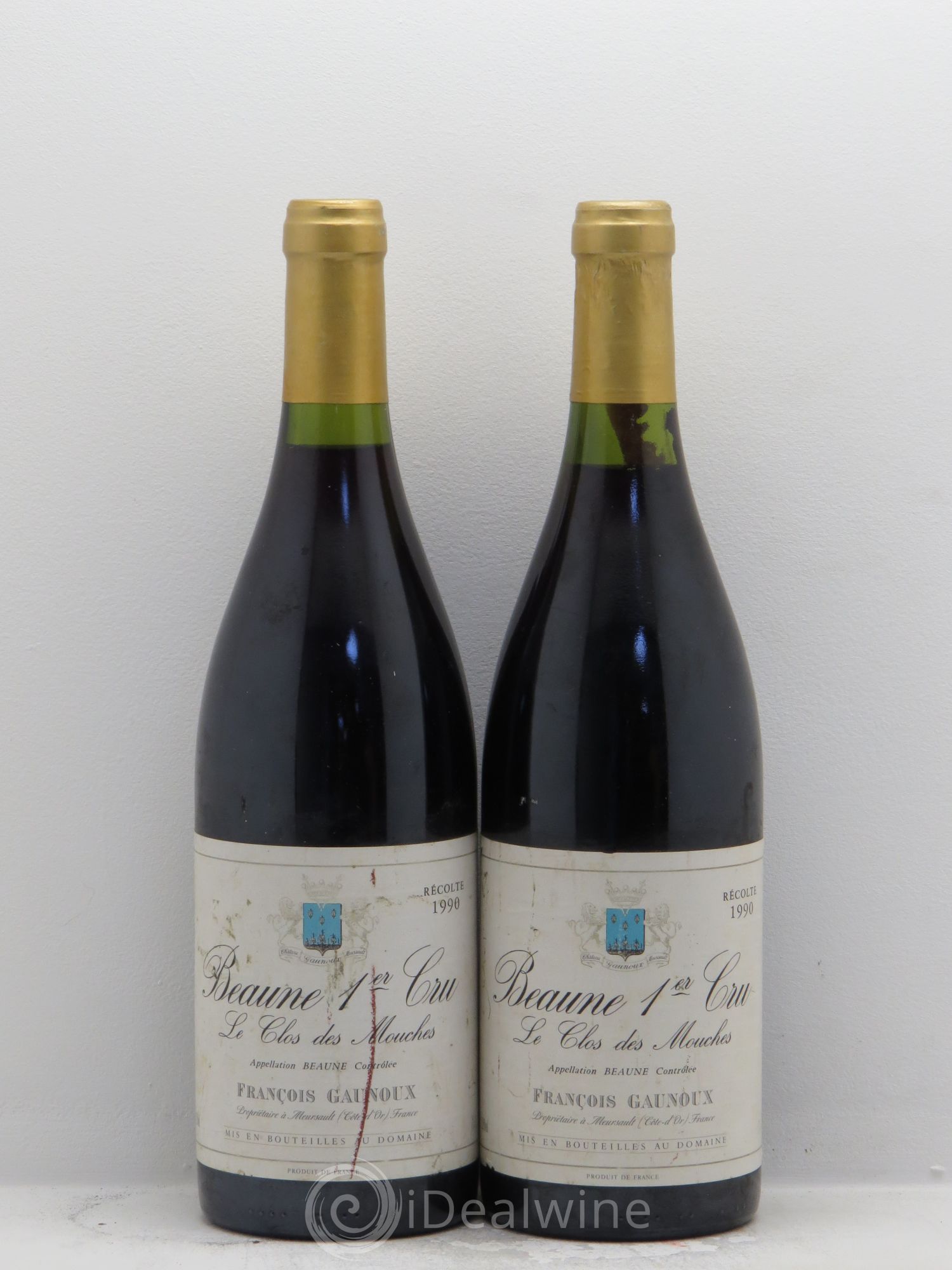 Beaune 1er Cru François Gaunoux 1990 - Lot de 2 bouteilles - 0