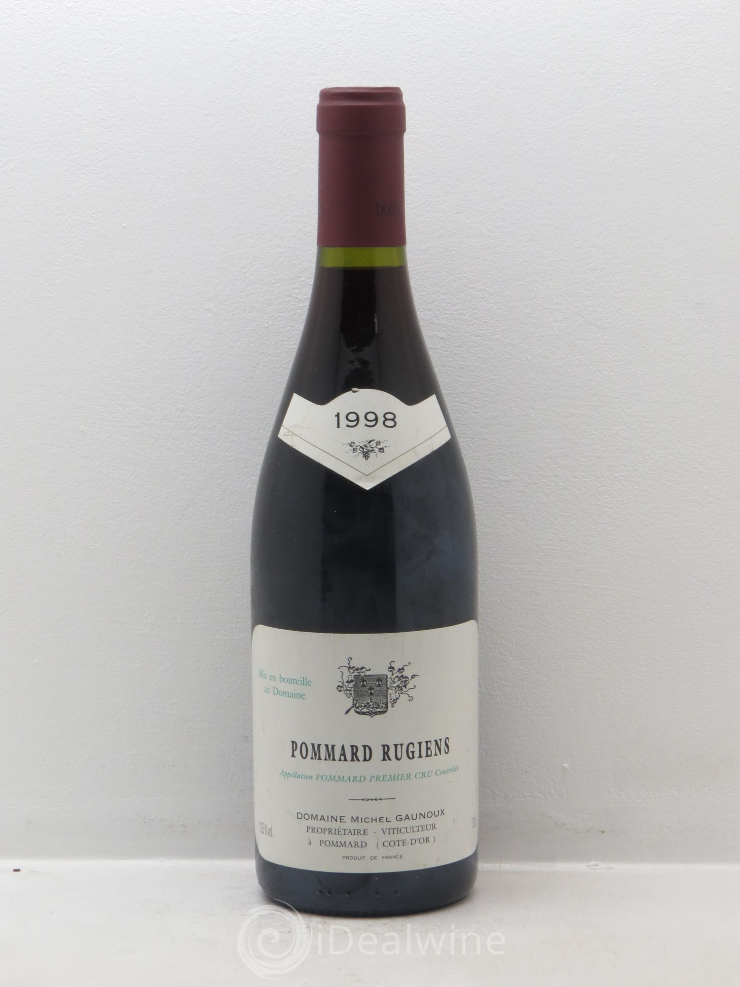 Pommard 1er Cru Rugiens François Gaunoux (Domaine) 1998 - Lot de 1 bouteille - 0