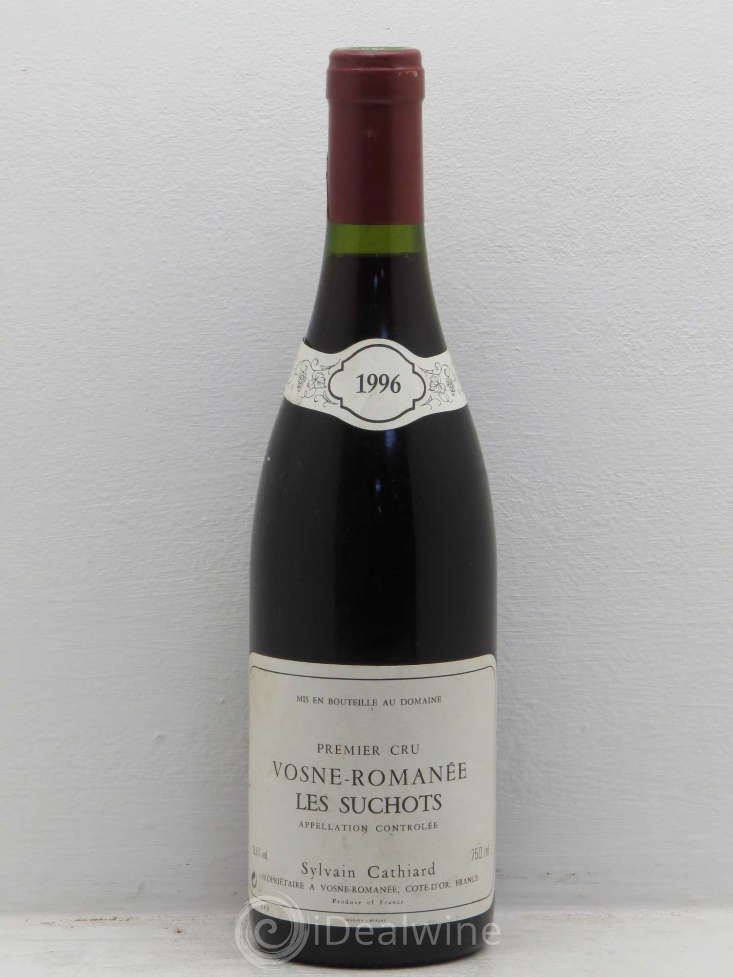 Vosne-Romanée 1er Cru Les Suchots Sylvain Cathiard & Fils 1996 - Lot de 1 bouteille - 0