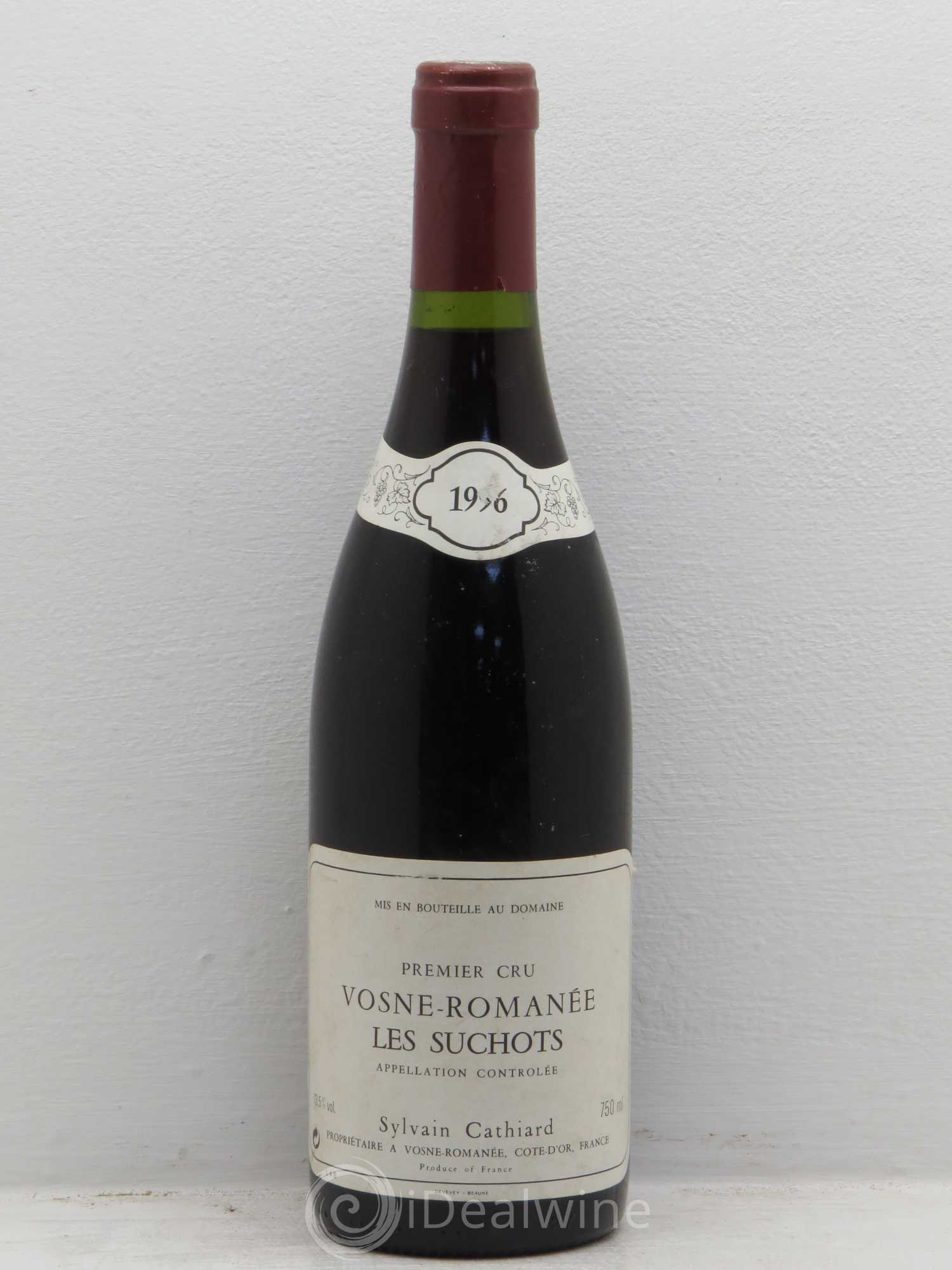 Vosne-Romanée 1er Cru Les Suchots Sylvain Cathiard & Fils 1996 - Lot de 1 bouteille - 0