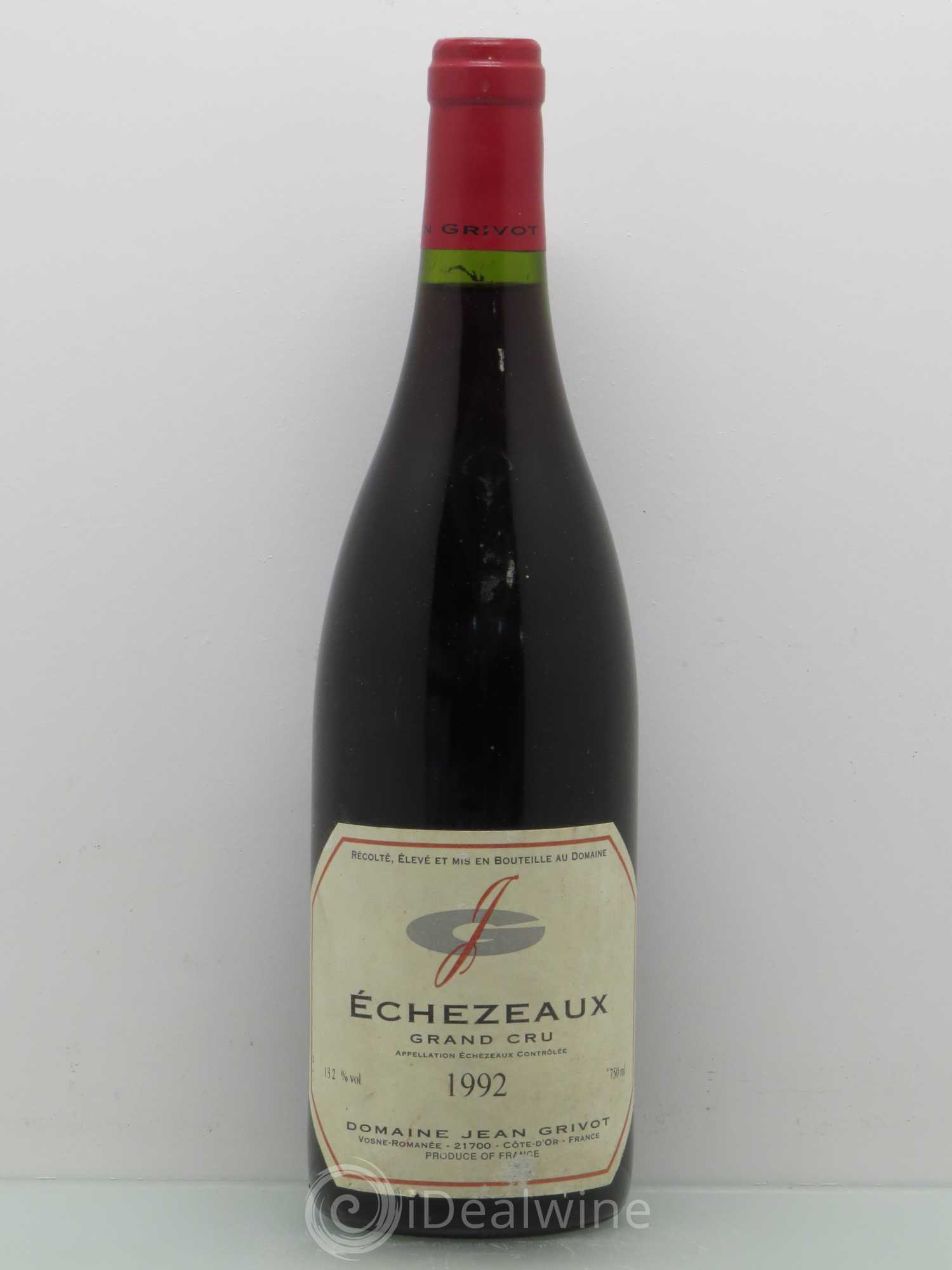 Echezeaux Grand Cru Jean Grivot 1992 - Lot de 1 bouteille - 0