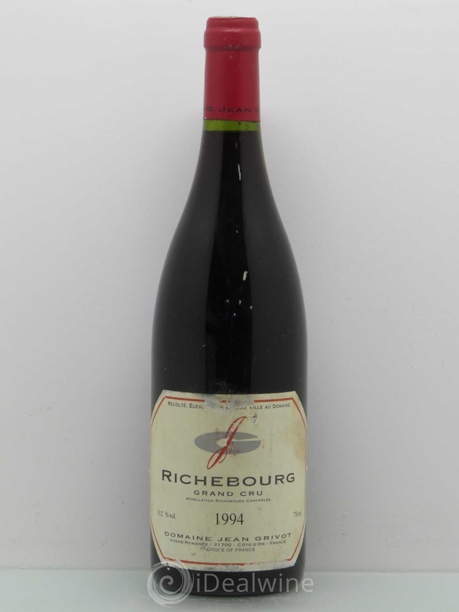 Richebourg Grand Cru Jean Grivot 1994 - Lot de 1 bouteille - 0