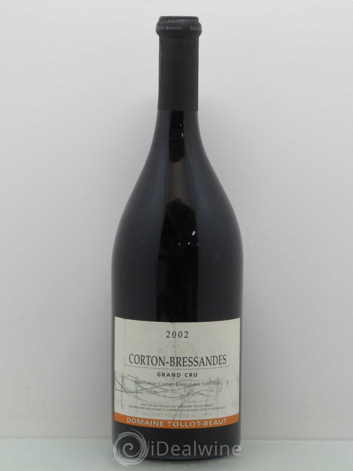 Corton-Bressandes Grand Cru Tollot Beaut (Domaine) 2002 - Lot de 1 bouteille - 0