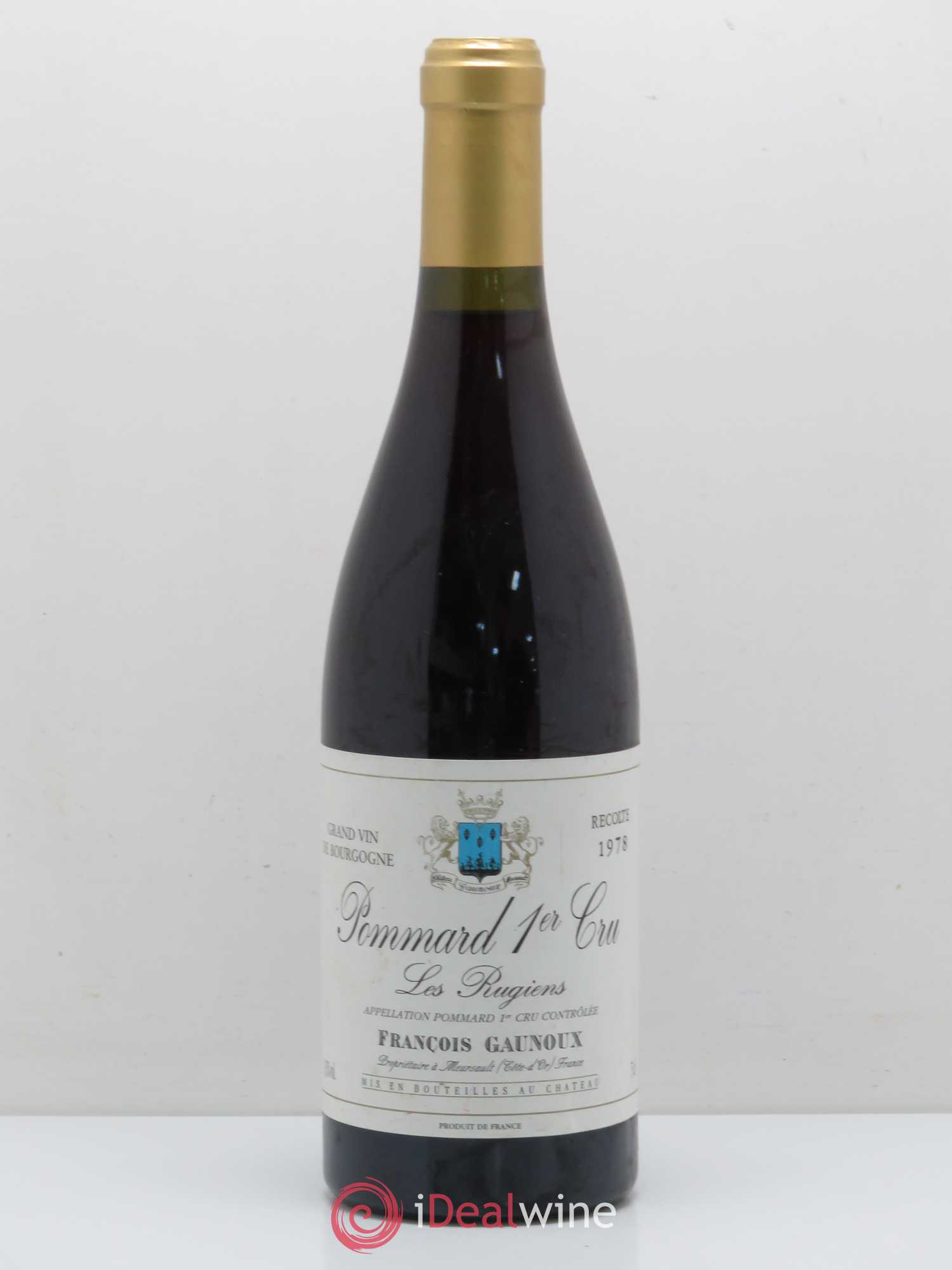 Pommard 1er Cru Rugiens François Gaunoux (Domaine) 1978 - Lot de 1 bouteille - 0