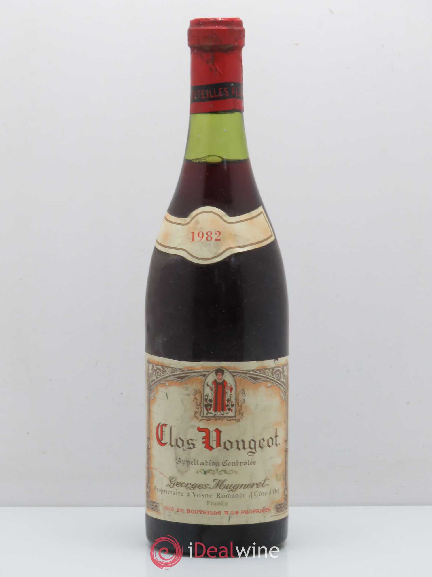 Clos de Vougeot Grand Cru Georges Mugneret-Gibourg (Domaine) 1982 - Lot de 1 bouteille - 0