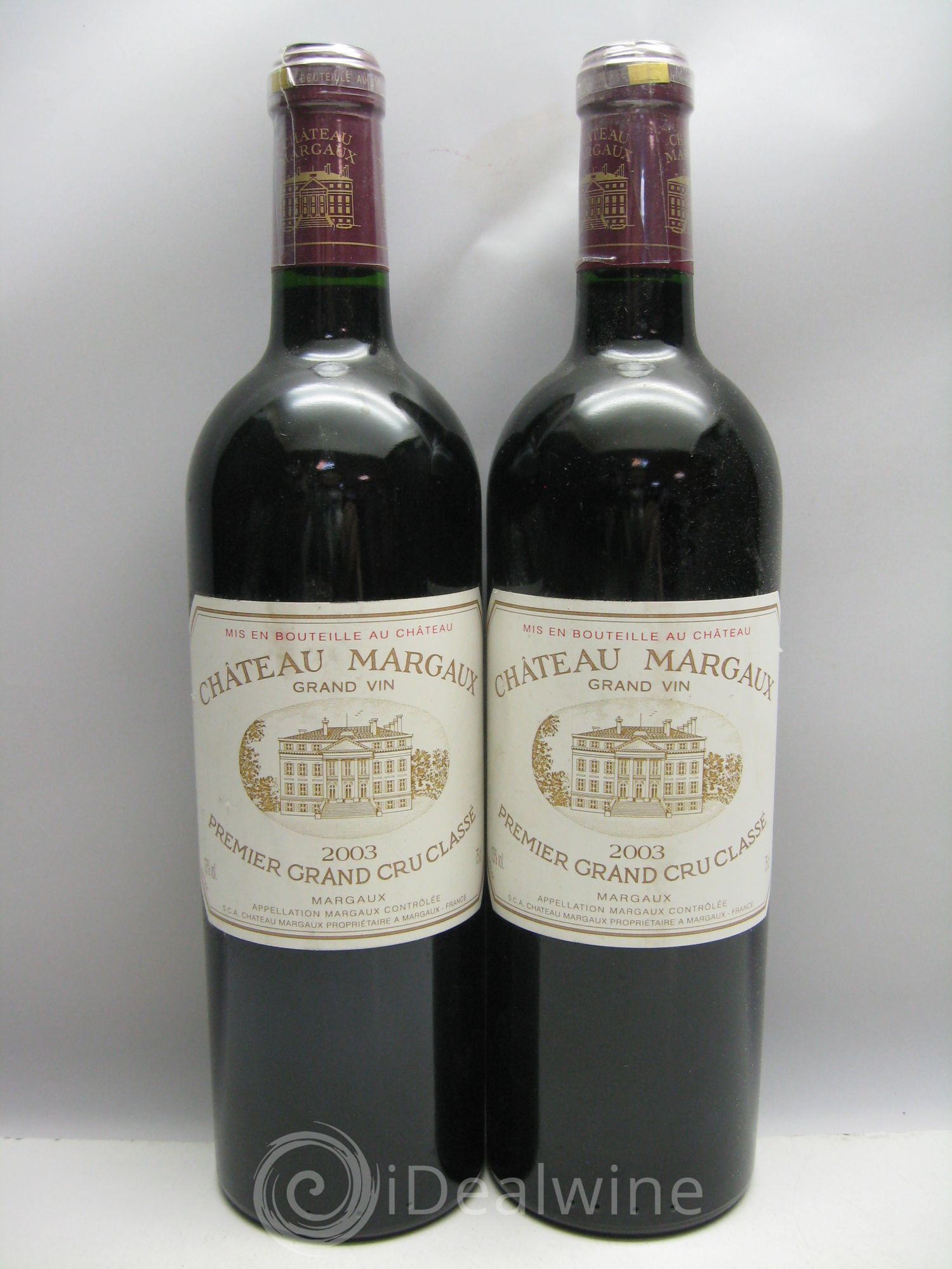 Château Margaux 1er Grand Cru Classé 2003 - Lot de 12 bouteilles - 0
