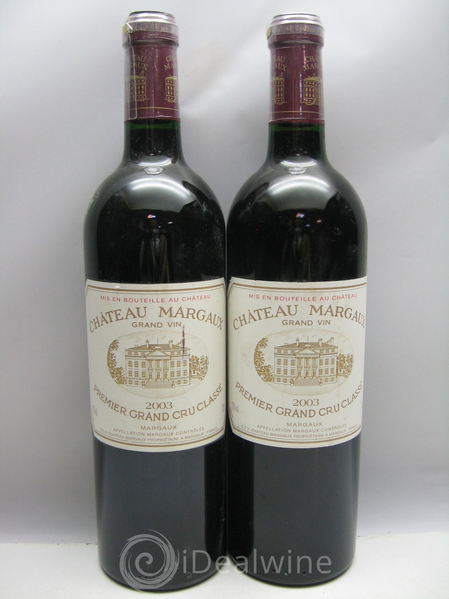 Château Margaux 1er Grand Cru Classé 2003 - Lot de 12 bouteilles - 2