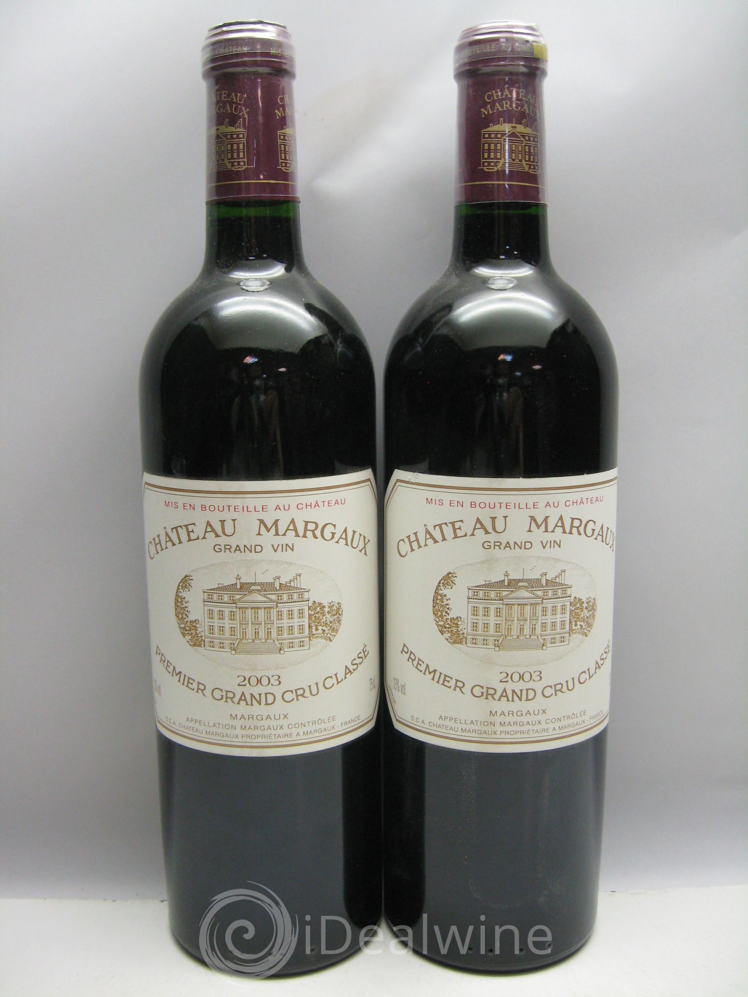 Château Margaux 1er Grand Cru Classé 2003 - Lot de 12 bouteilles - 4