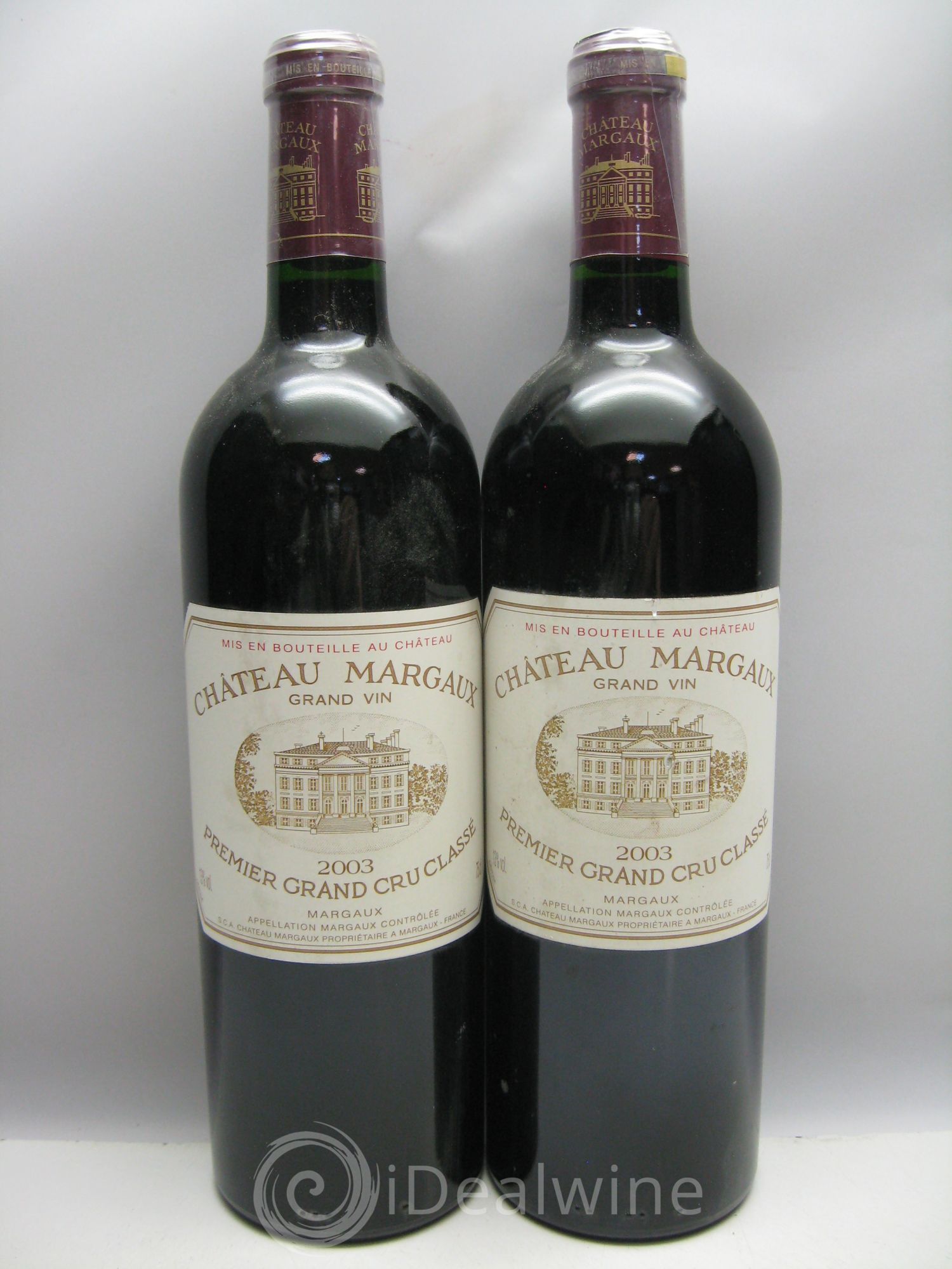Château Margaux 1er Grand Cru Classé 2003 - Lot de 12 bouteilles - 5