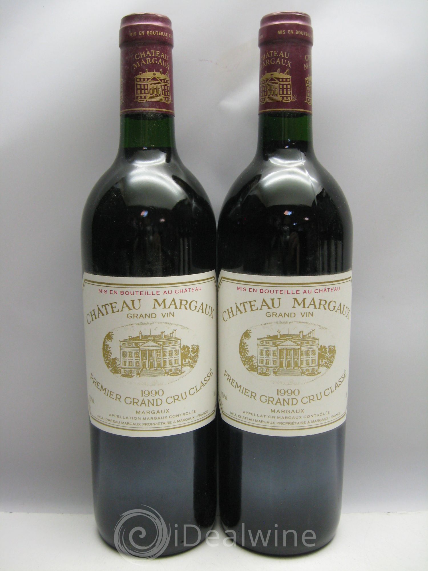 Château Margaux 1er Grand Cru Classé 1990 - Lot de 6 bouteilles - 0