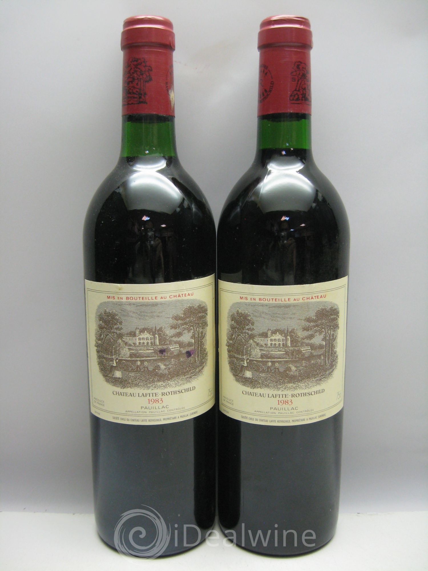 Château Lafite Rothschild 1er Grand Cru Classé CBO Très Tâchée 1983 - Lot de 12 bouteilles - 4