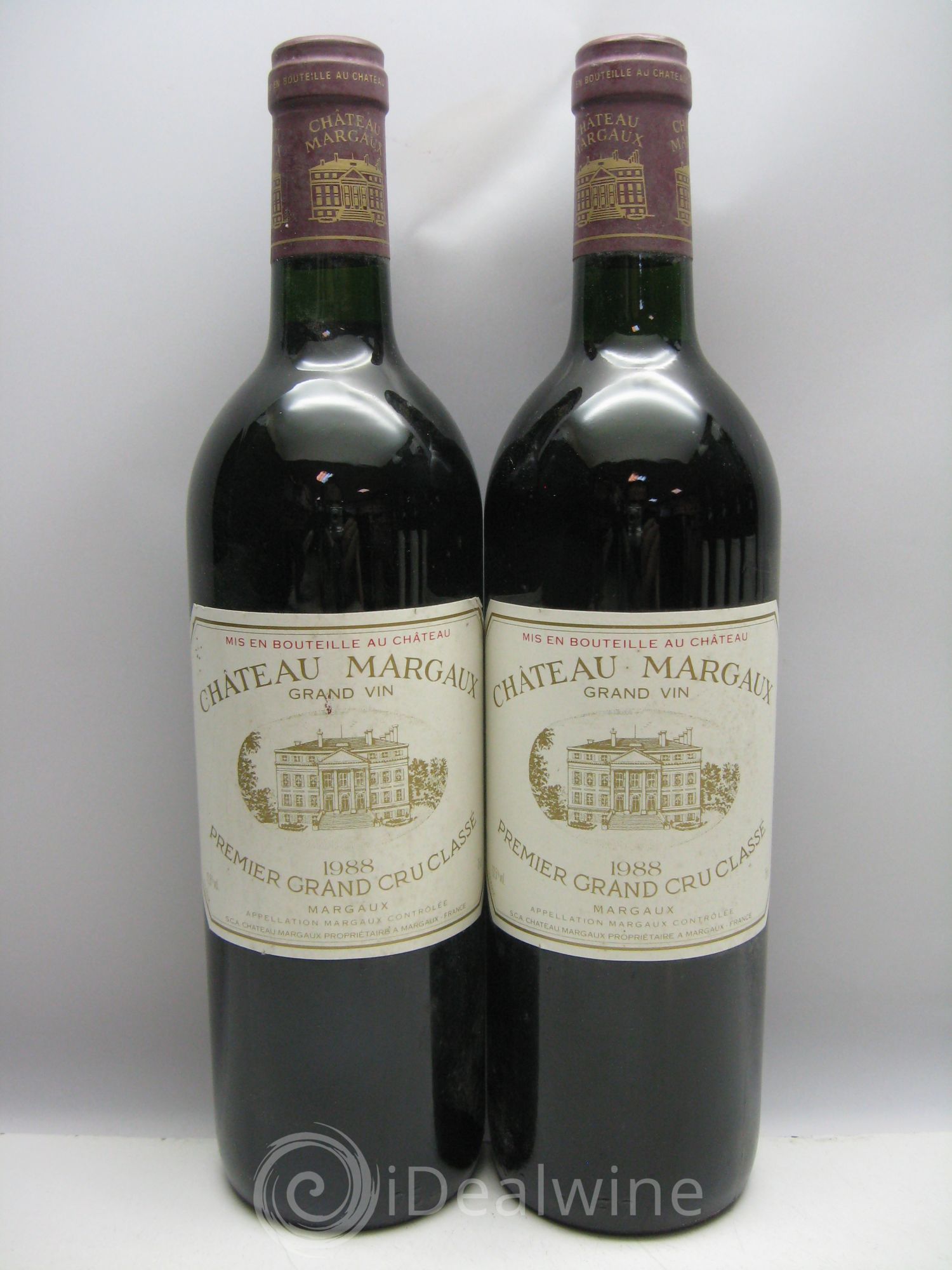 Château Margaux 1er Grand Cru Classé 1988 - Lot de 6 bouteilles - 0