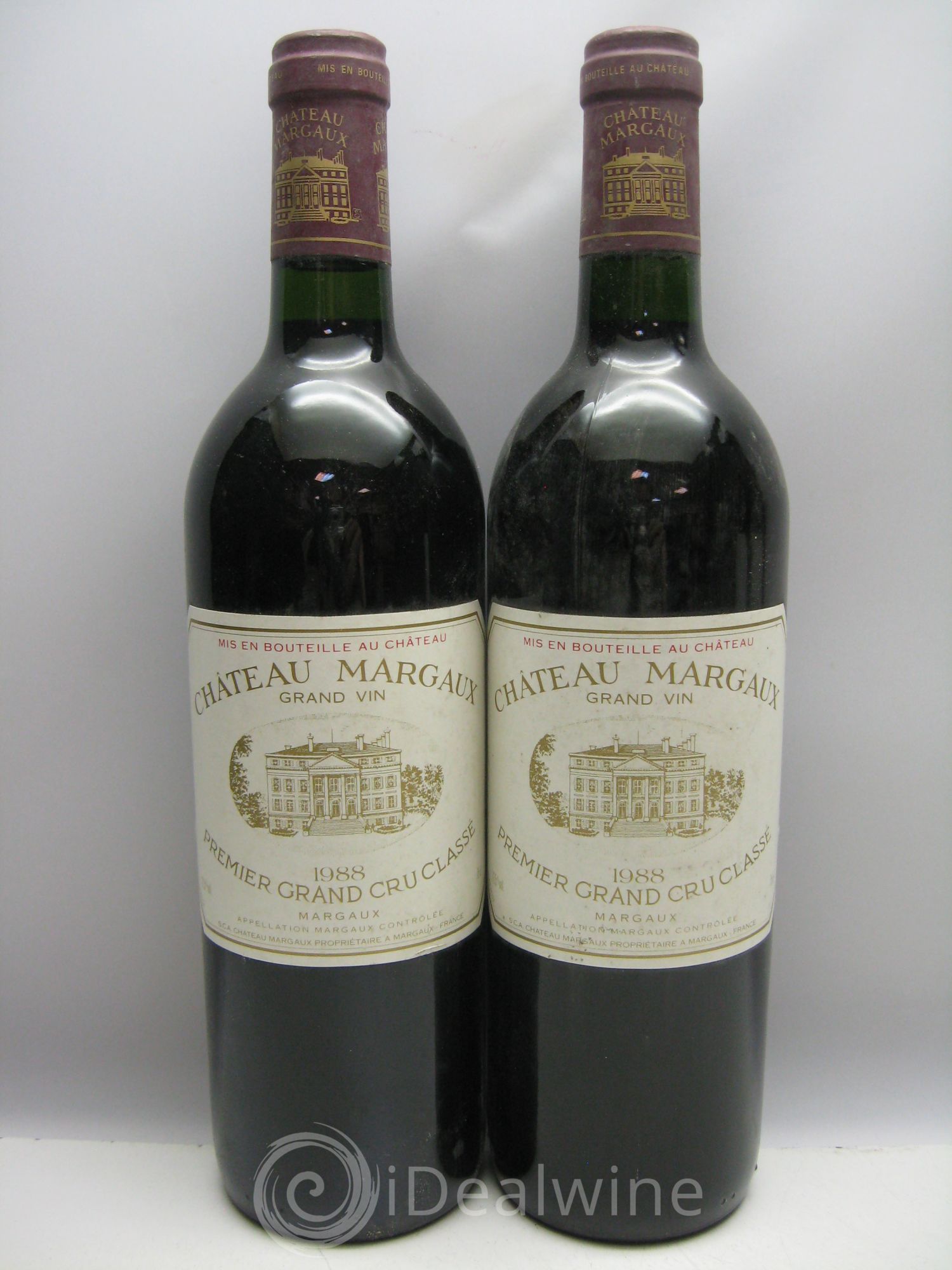 Château Margaux 1er Grand Cru Classé 1988 - Lot de 6 bouteilles - 1