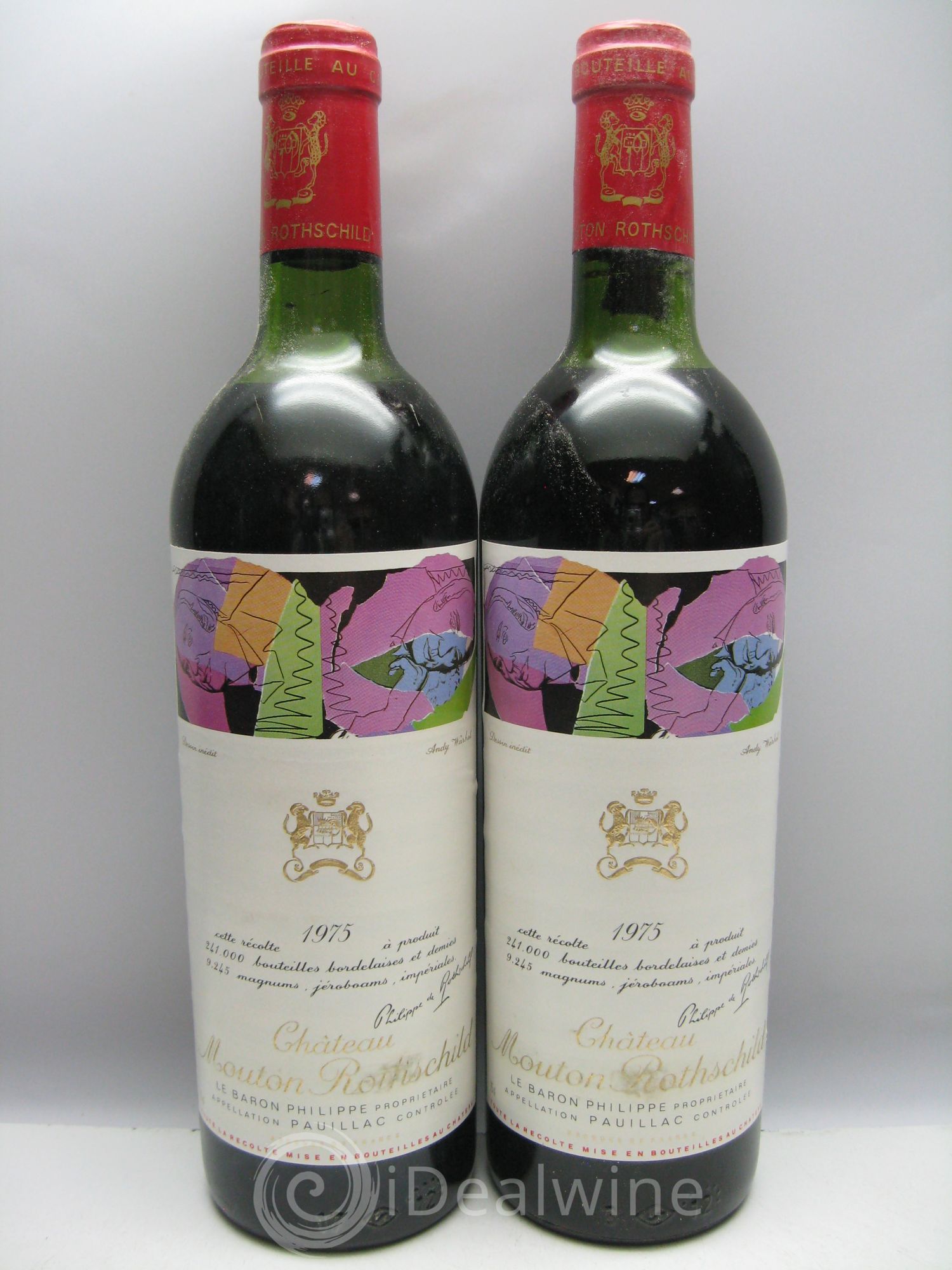Château Mouton Rothschild 1er Grand Cru Classé 1975 - Lot de 12 bouteilles - 3