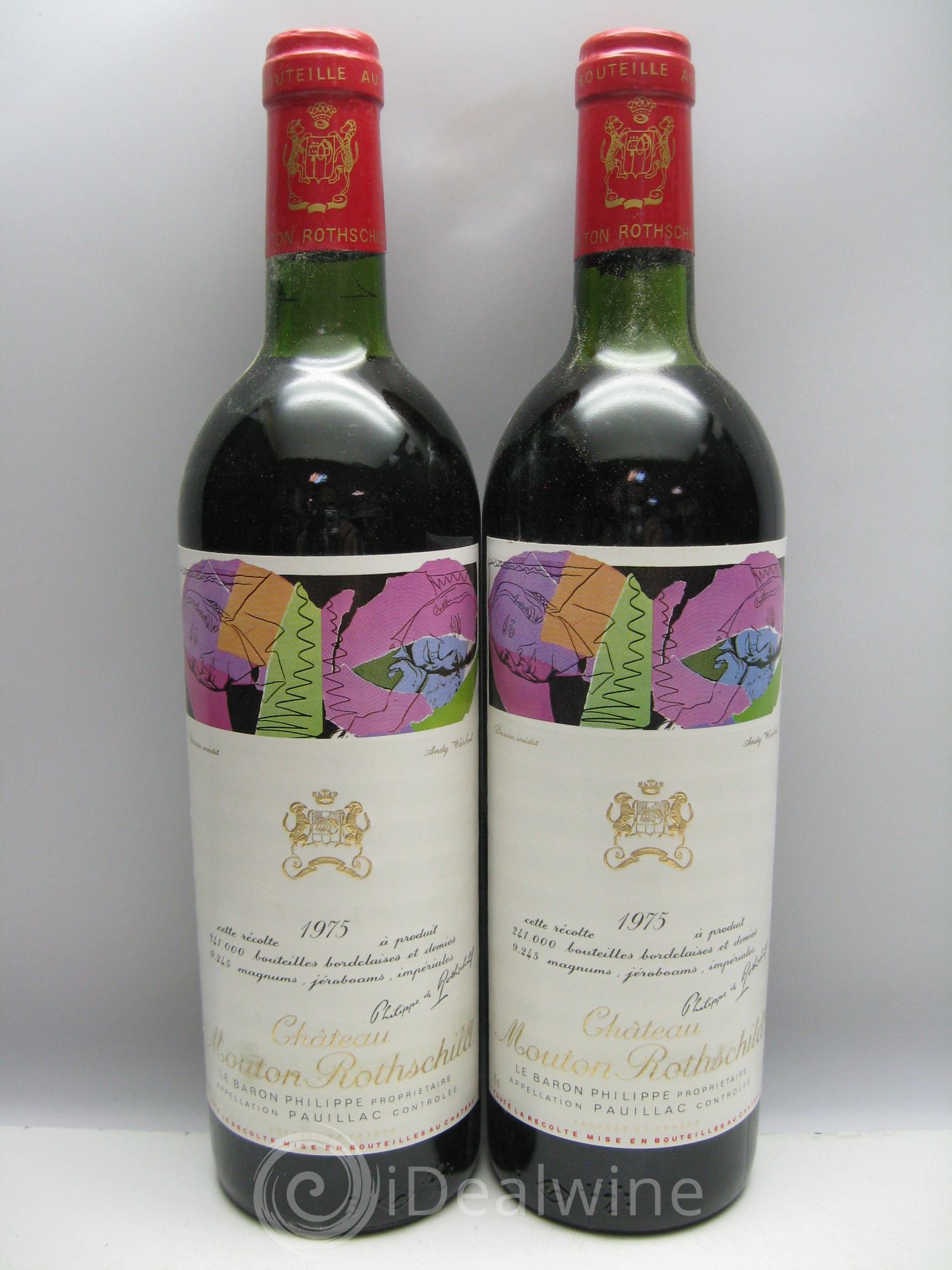 Château Mouton Rothschild 1er Grand Cru Classé 1975 - Lot de 12 bouteilles - 5
