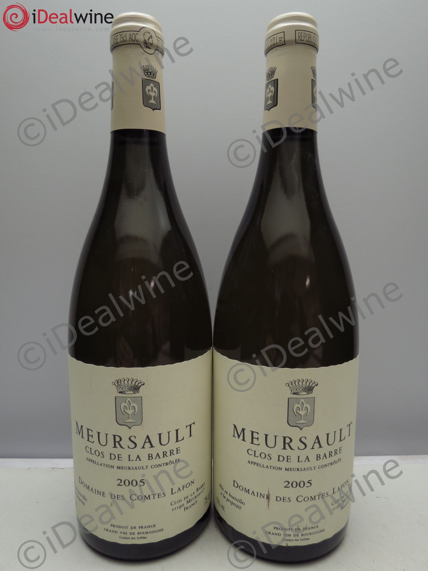 Meursault Clos de la Barre Comtes Lafon (Domaine des) 2005 - Lot de 2 bouteilles - 0