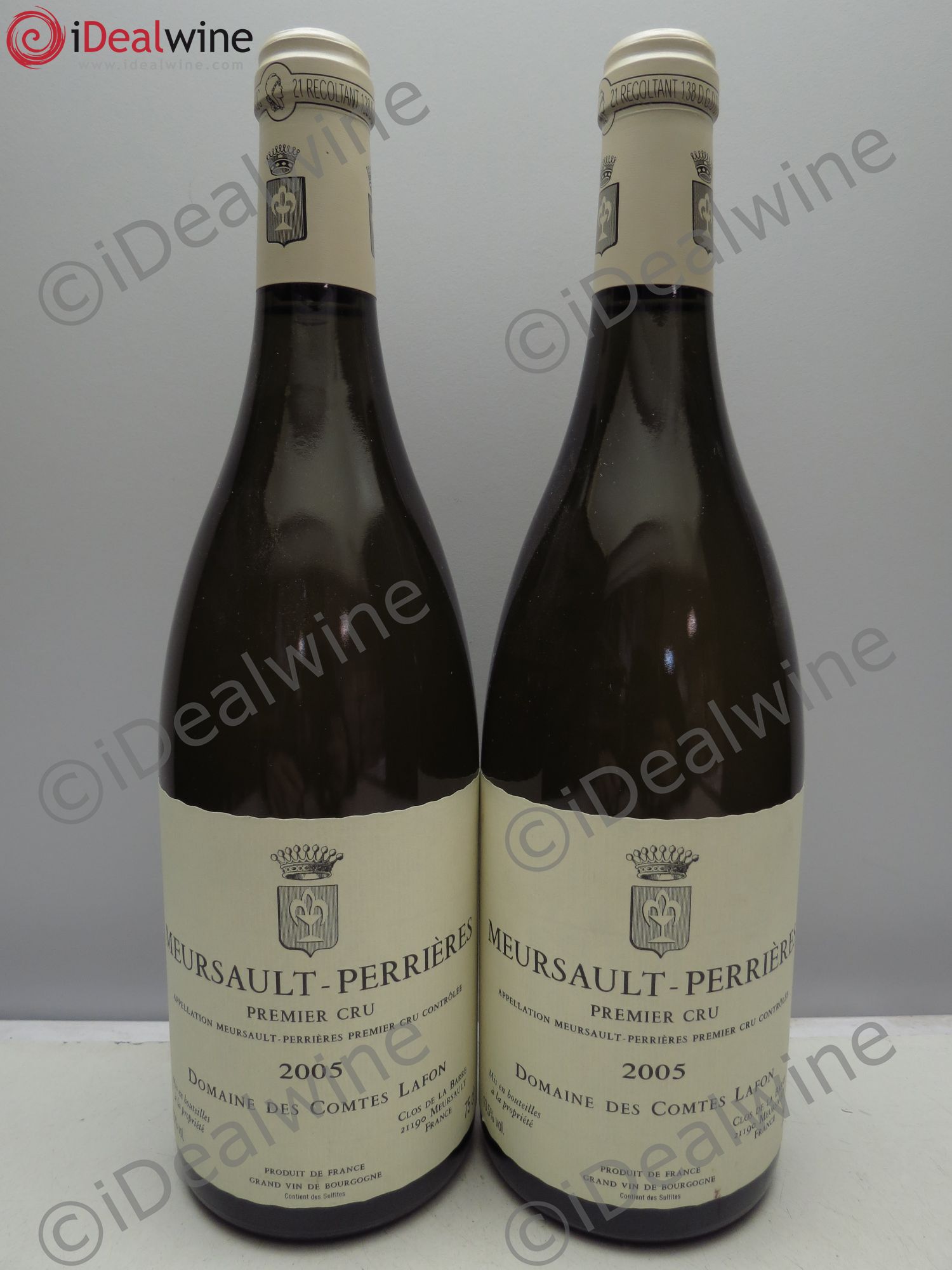 Meursault 1er Cru Perrières Comtes Lafon (Domaine des) 2005 - Lot de 2 bouteilles - 0