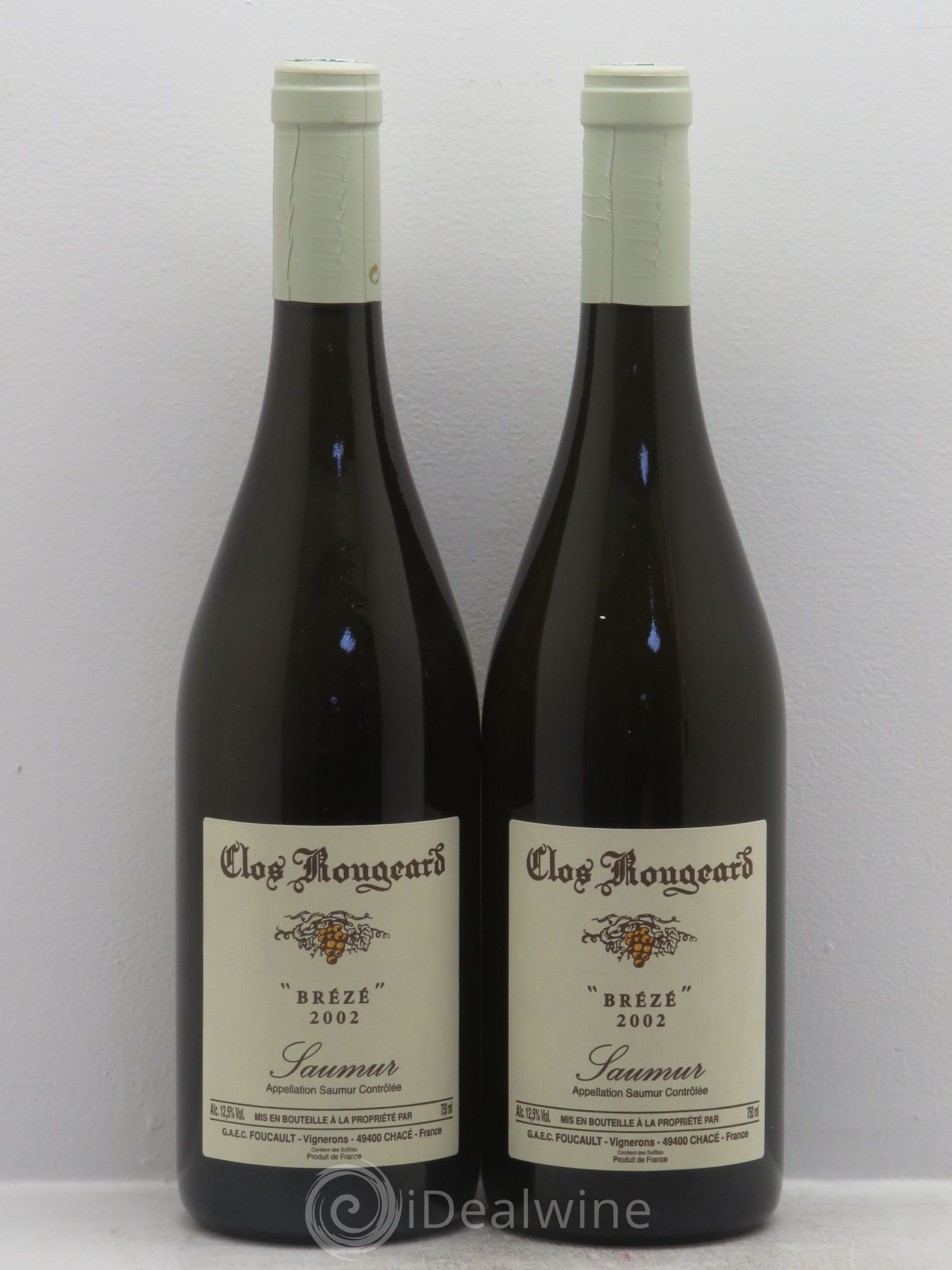 Saumur Brézé Clos Rougeard 2002 - Posten von 2 Flaschen - 0