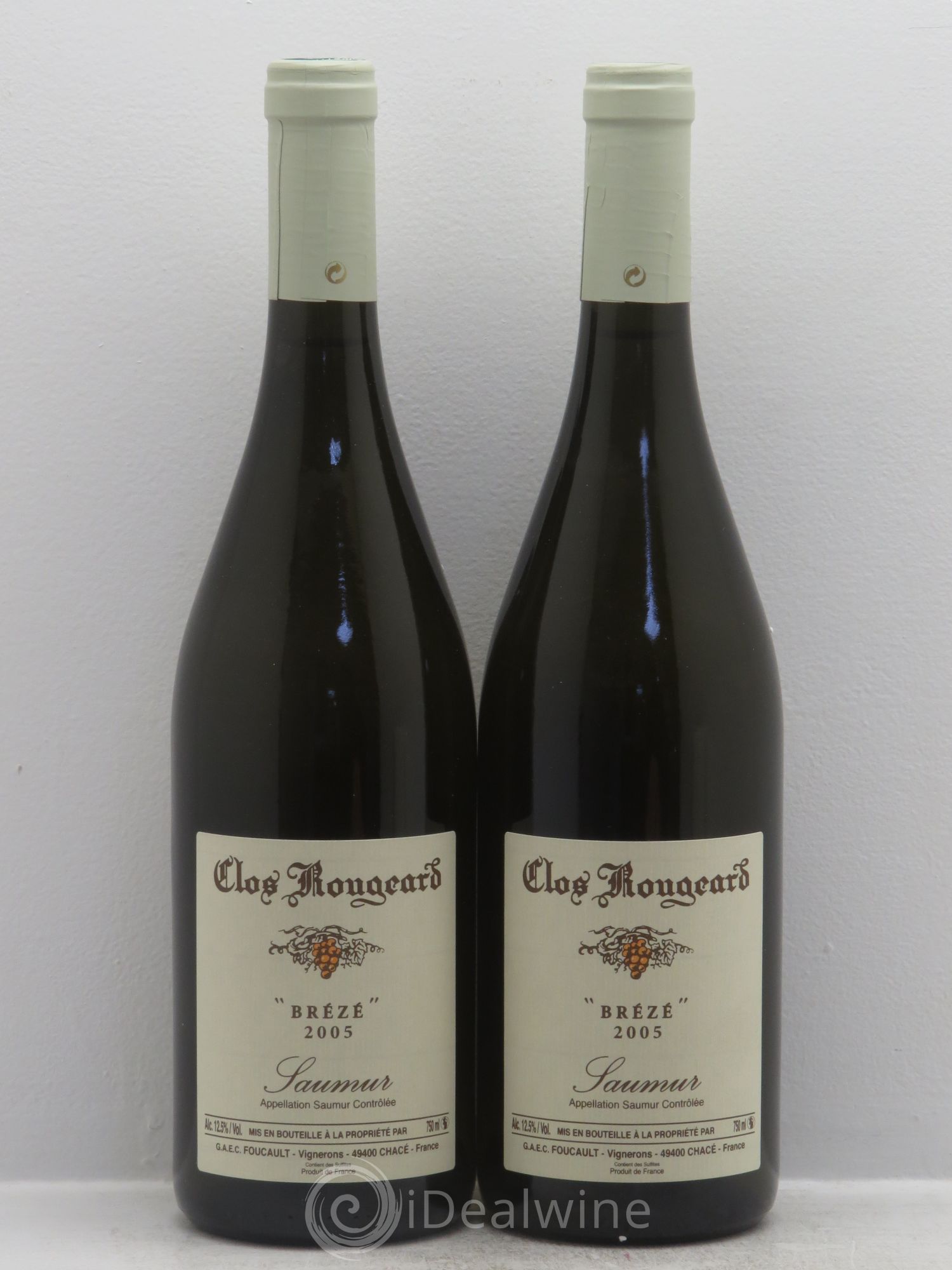 Saumur Brézé Clos Rougeard 2005 - Lot de 2 bouteilles - 0