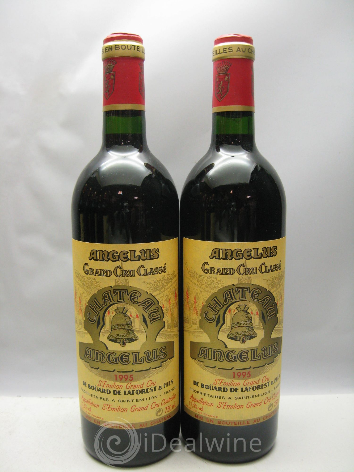 Château Angélus 1er Grand Cru Classé A 1995 - Lot de 12 bouteilles - 0