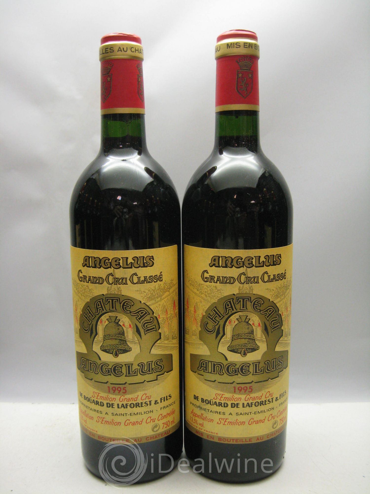 Château Angélus 1er Grand Cru Classé A 1995 - Lot de 12 bouteilles - 2