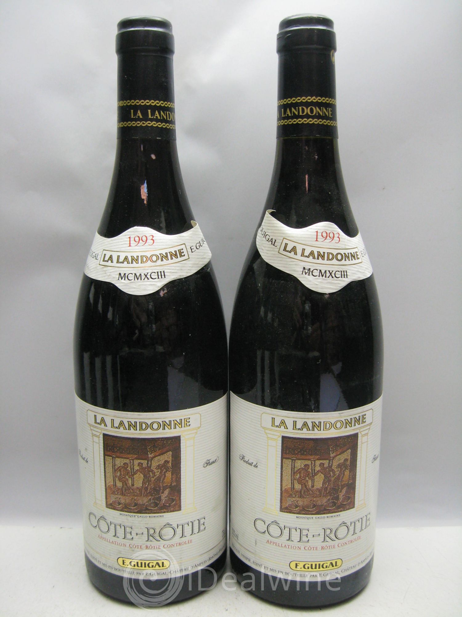 Côte-Rôtie La Landonne Guigal 31/10/12 1993 - Lot de 6 bouteilles - 0