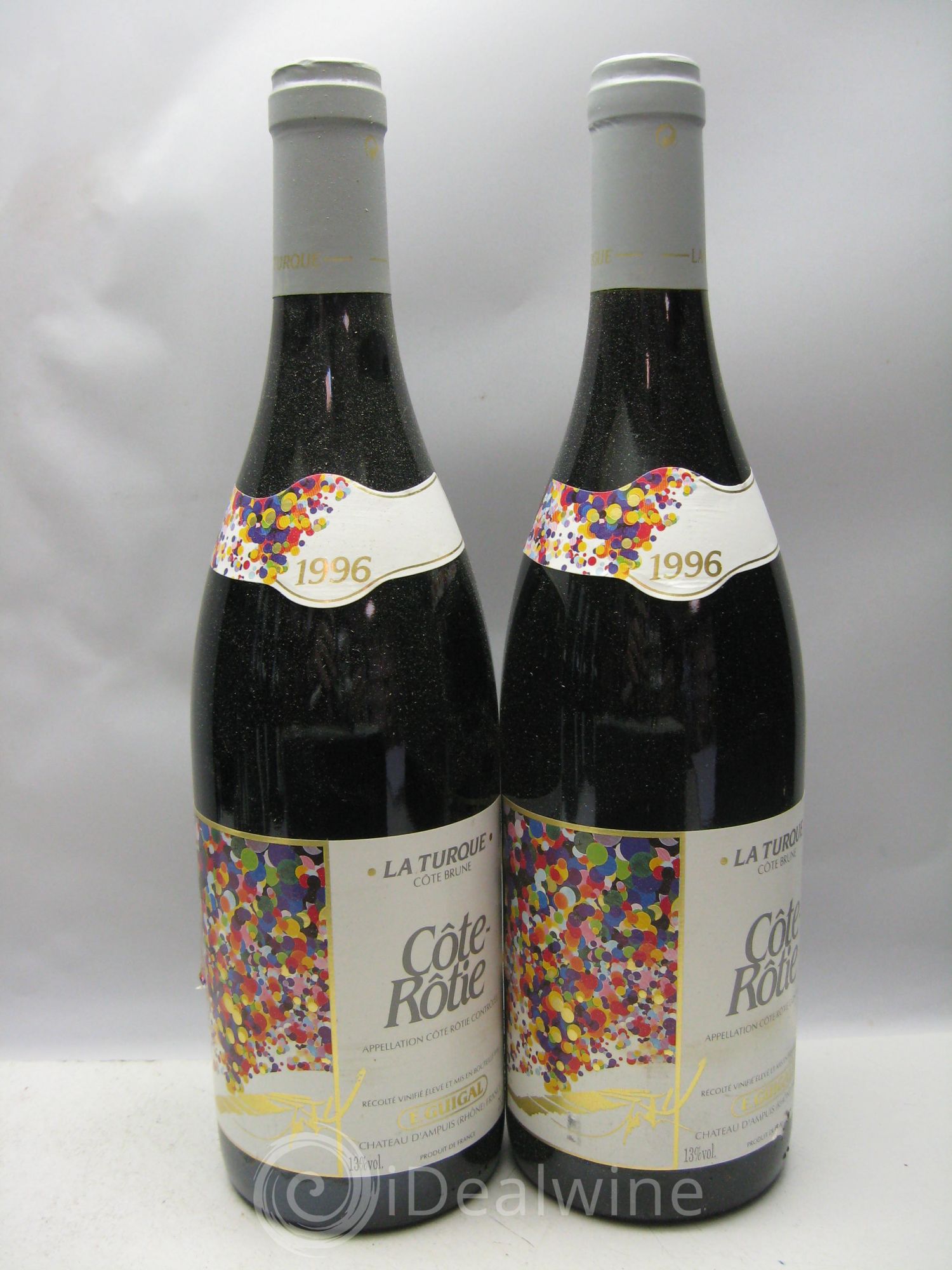 Côte-Rôtie La Turque Guigal (caisse sans couvercle) 1996 - Lot de 12 bouteilles - 3