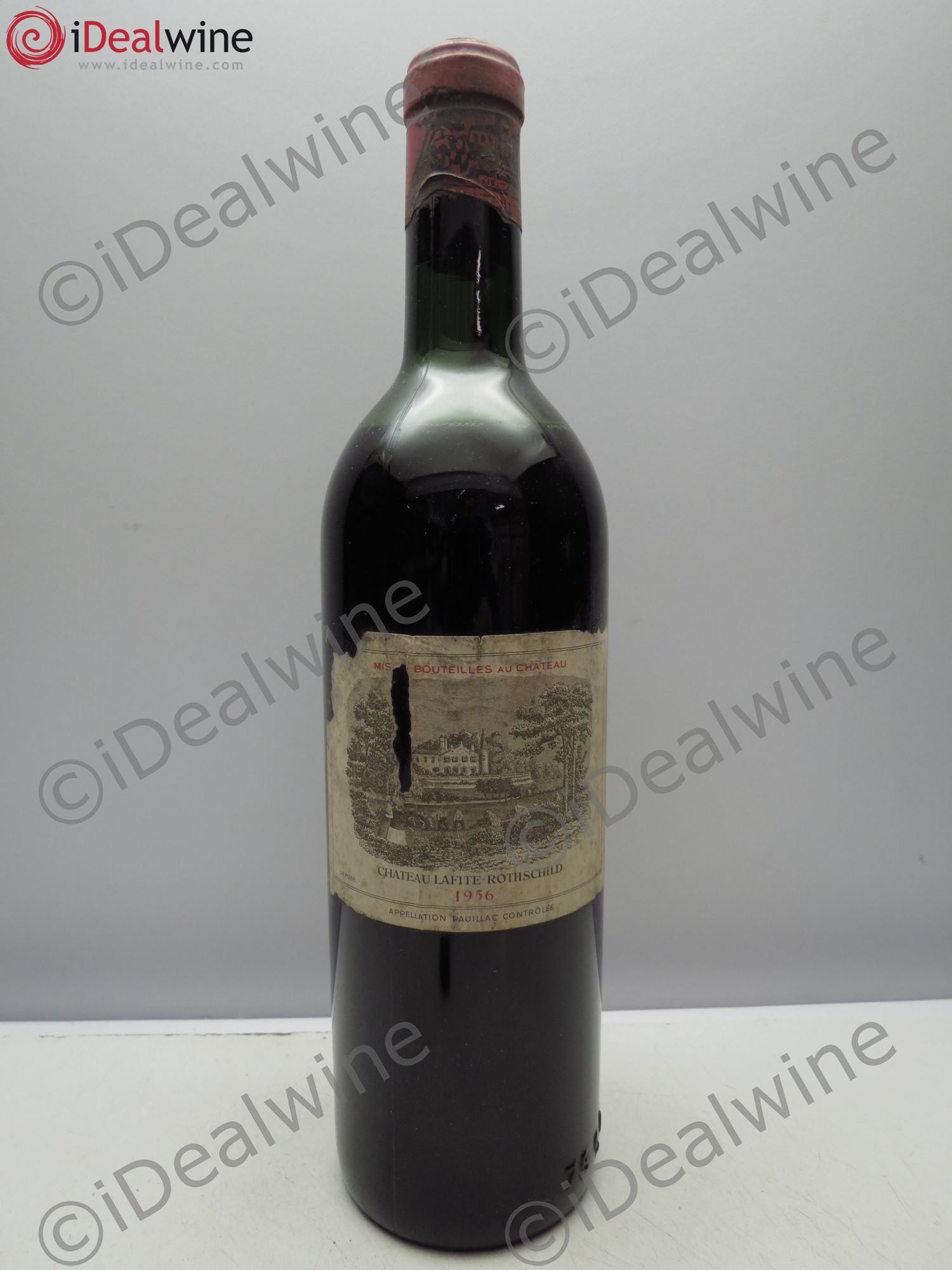Château Lafite Rothschild 1er Grand Cru Classé 1956 - Lot de 1 bouteille - 0