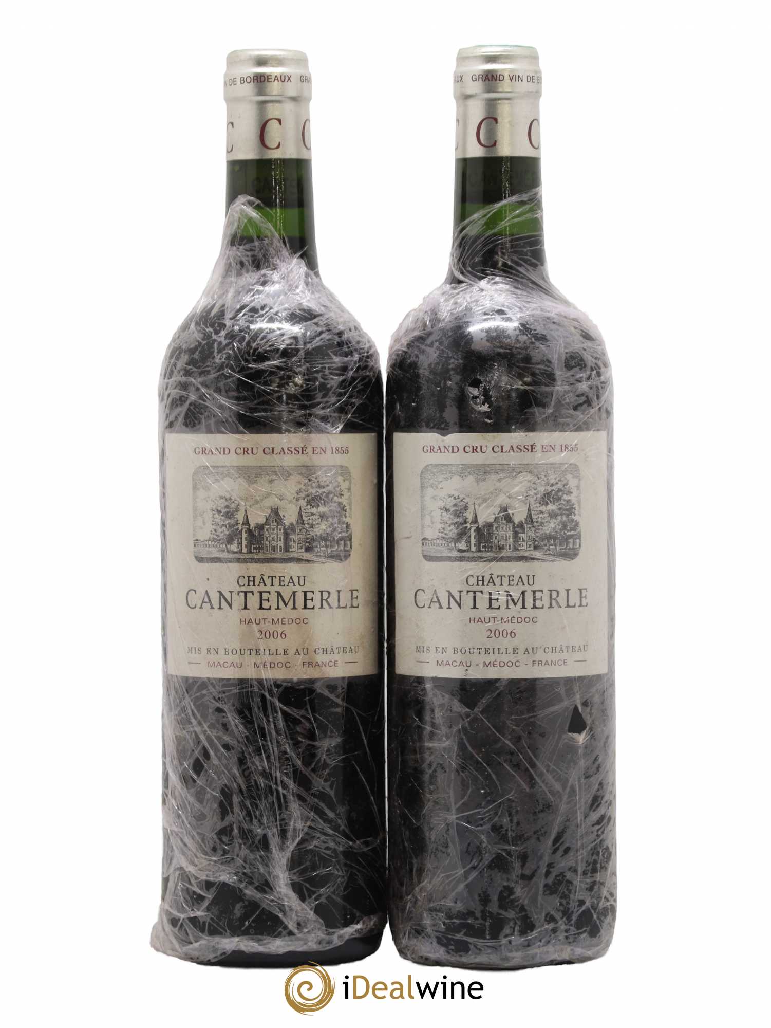 Château Cantemerle 5ème Grand Cru Classé 2006 - Lot de 2 bouteilles - 0