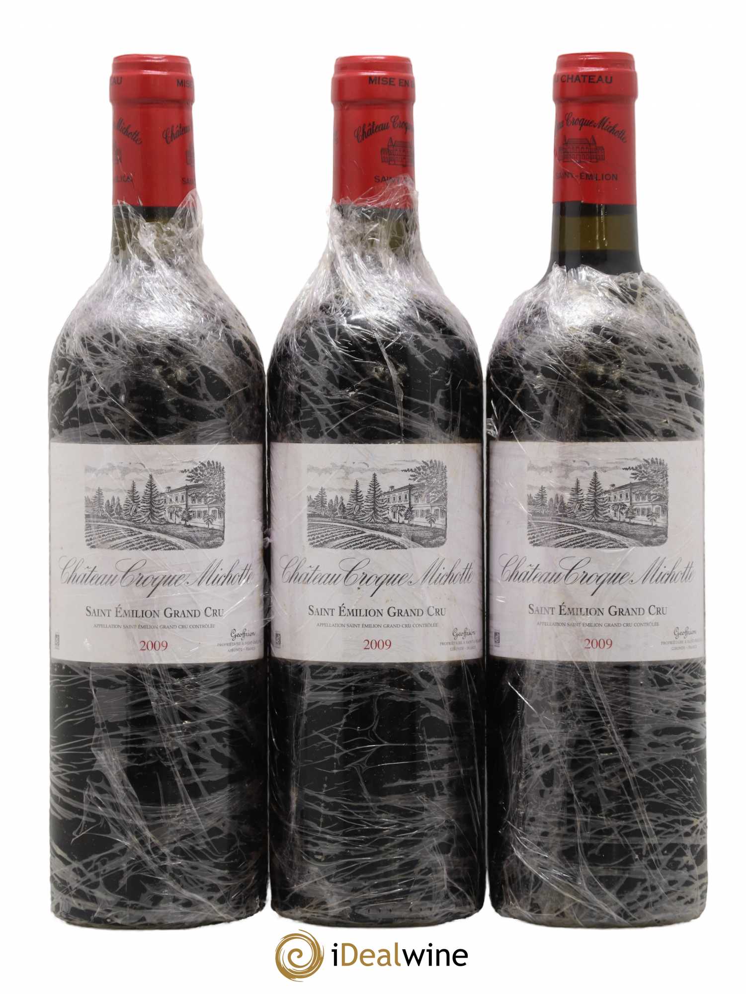 Château Croque Michotte 2009 - Lot de 3 bouteilles - 0