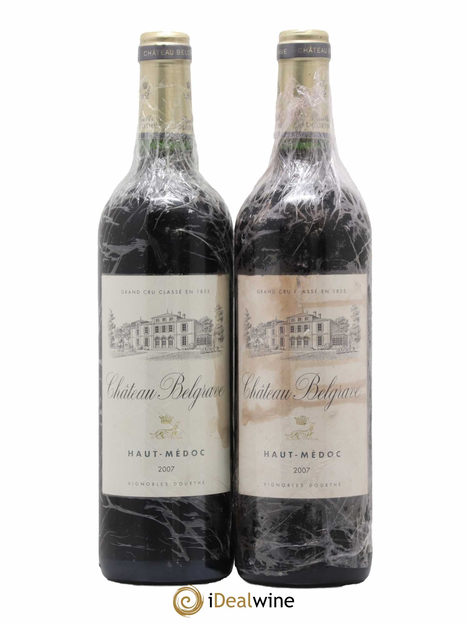 Château Belgrave 5ème Grand Cru Classé 2007 - Lot de 2 bouteilles - 0
