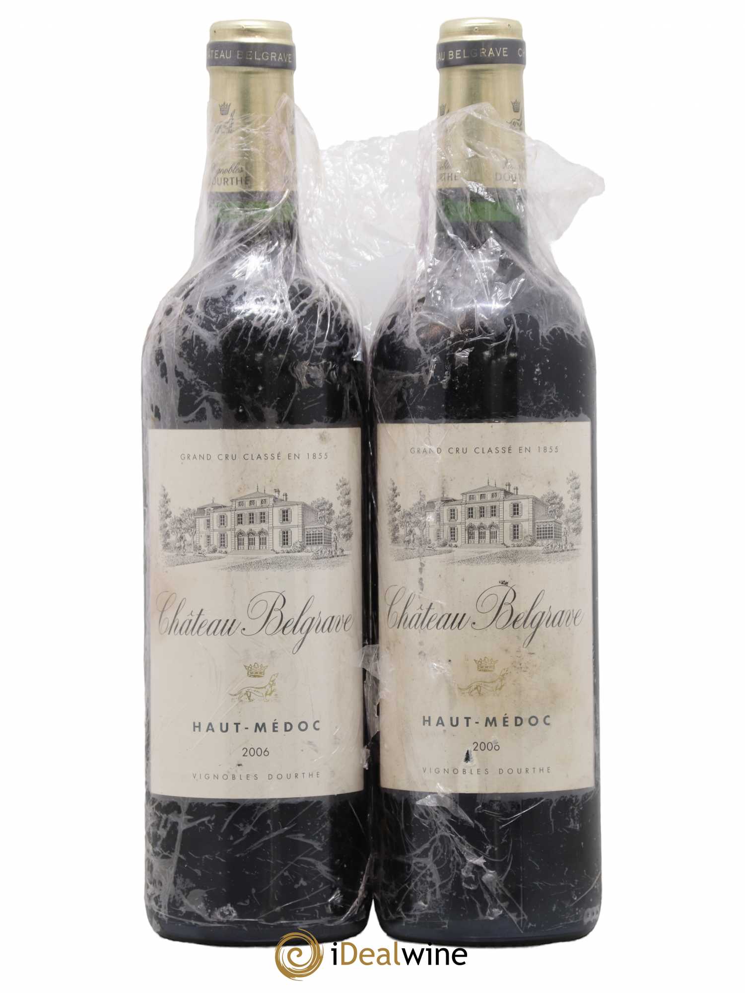 Château Belgrave 5ème Grand Cru Classé 2006 - Lot de 2 bouteilles - 0