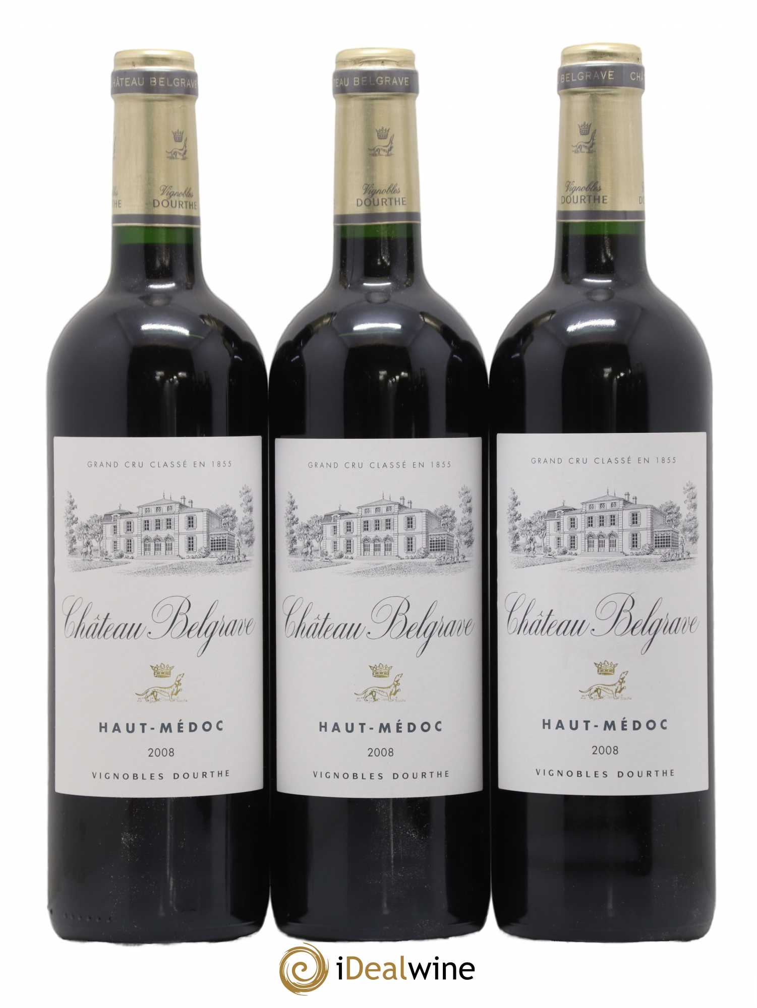 Château Belgrave 5ème Grand Cru Classé 2008 - Lot de 6 bouteilles - 2