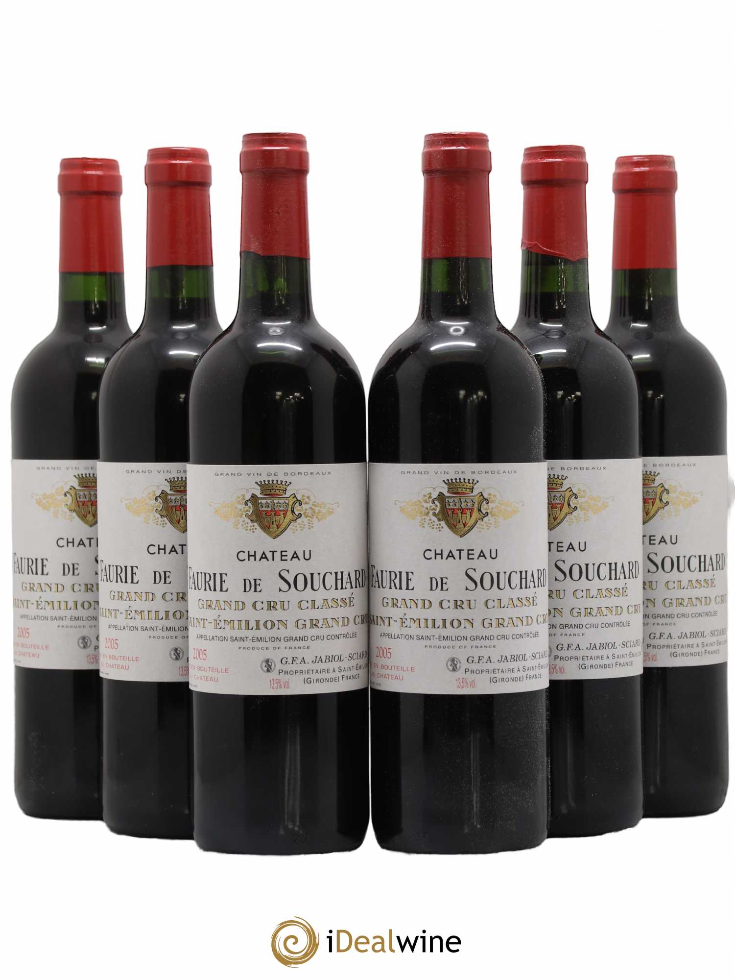 Château Faurie de Souchard Grand Cru Classé 2005 - Lot de 6 bouteilles - 0