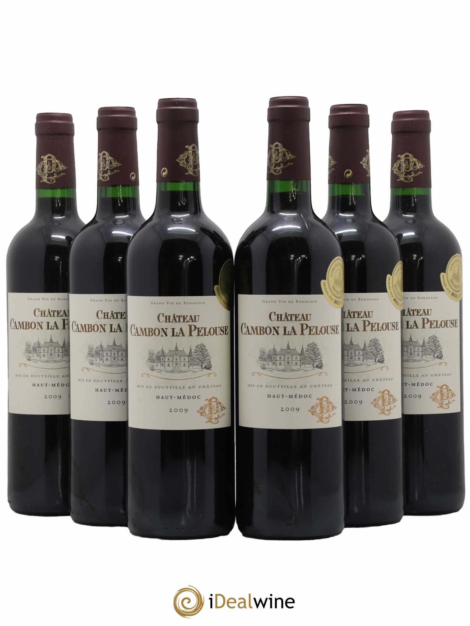 Château Cambon la Pelouse Cru Bourgeois 2009 - Lot de 6 bouteilles - 0