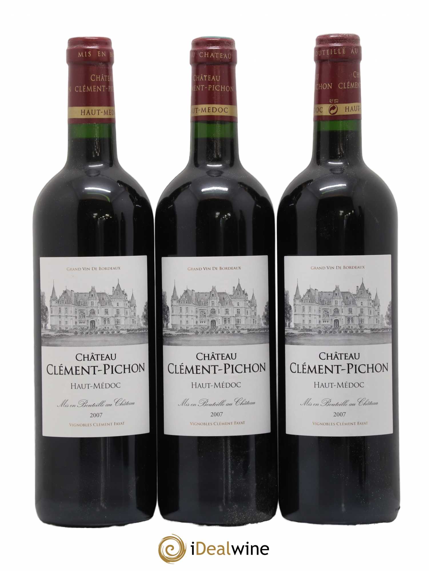 Château Clément-Pichon Cru Bourgeois 2007 - Lot de 6 bouteilles - 2