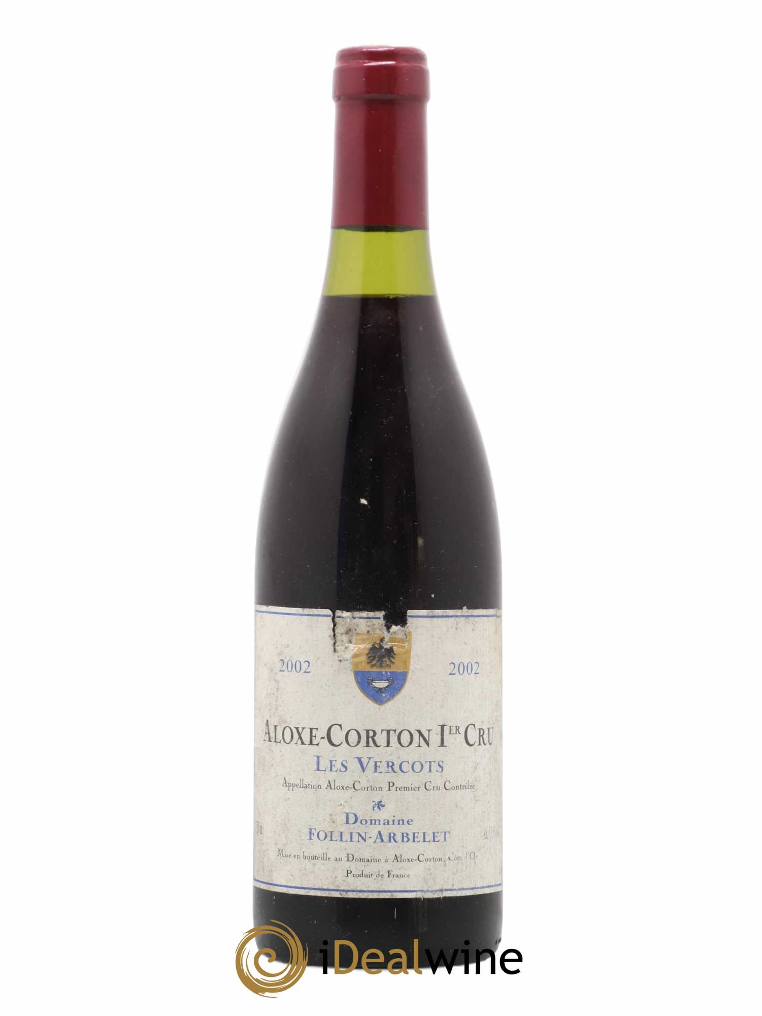 Aloxe-Corton 1er Cru Les Vercots Follin-Arbelet (Domaine) 2002 - Lot de 1 bouteille - 0