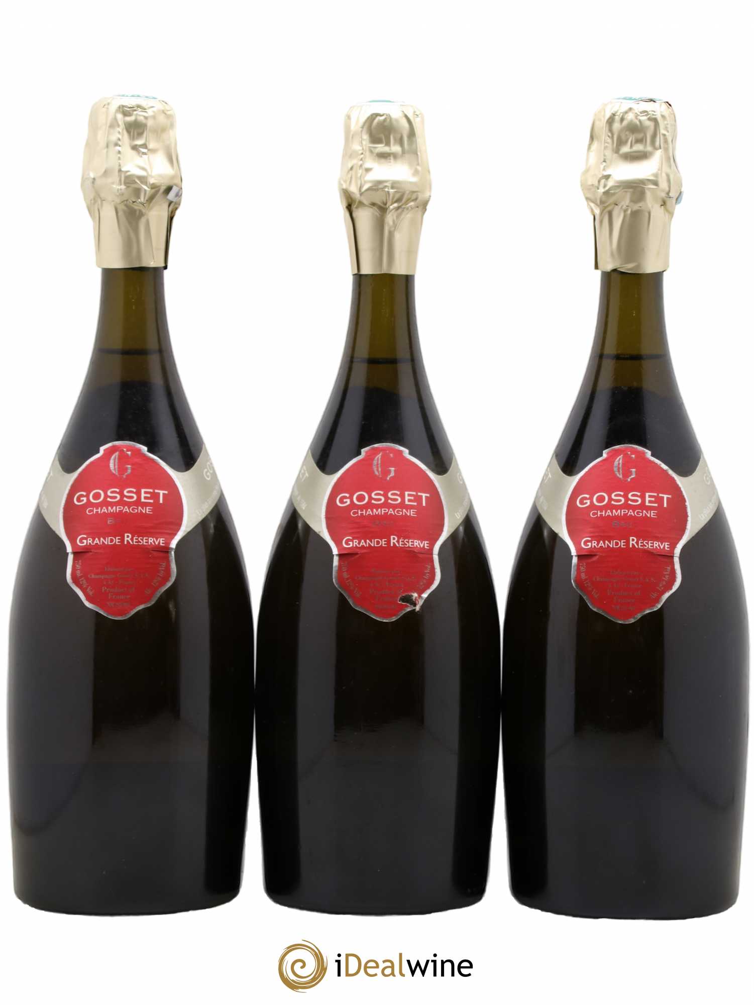 Grande Réserve Gosset - Lot de 3 bouteilles - 0