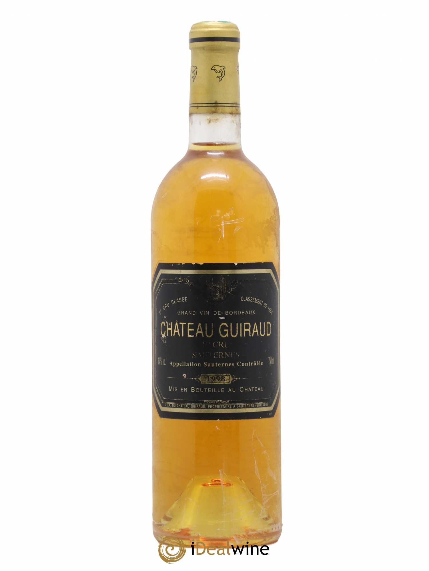 Château Guiraud 1er Grand Cru Classé 1998 - Lotto di 1 bottiglia - 0