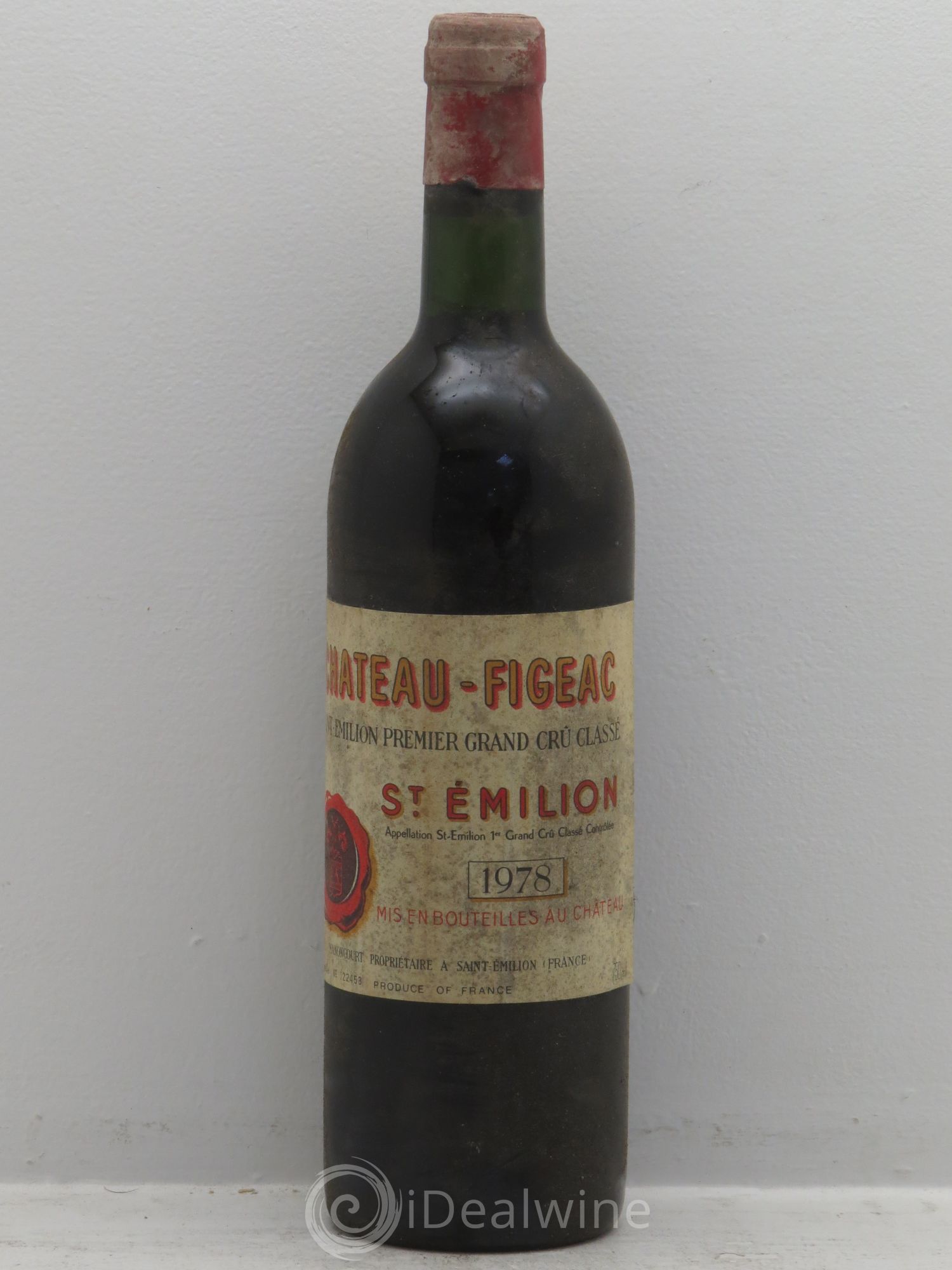 Château Figeac 1er Grand Cru Classé A 1978 - Lot de 1 bouteille - 0