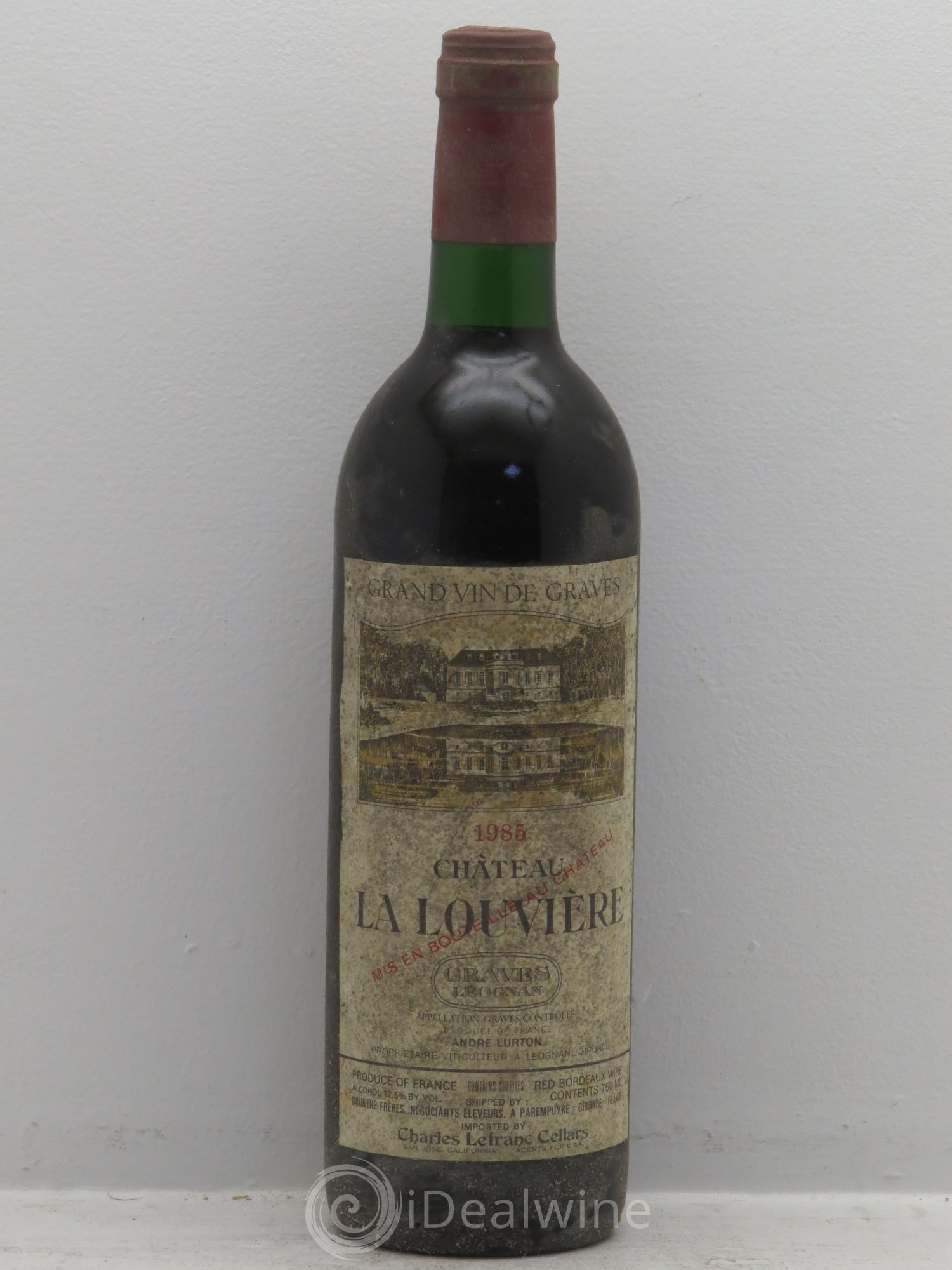 Château la Louvière 1985 - Lot de 1 bouteille - 0
