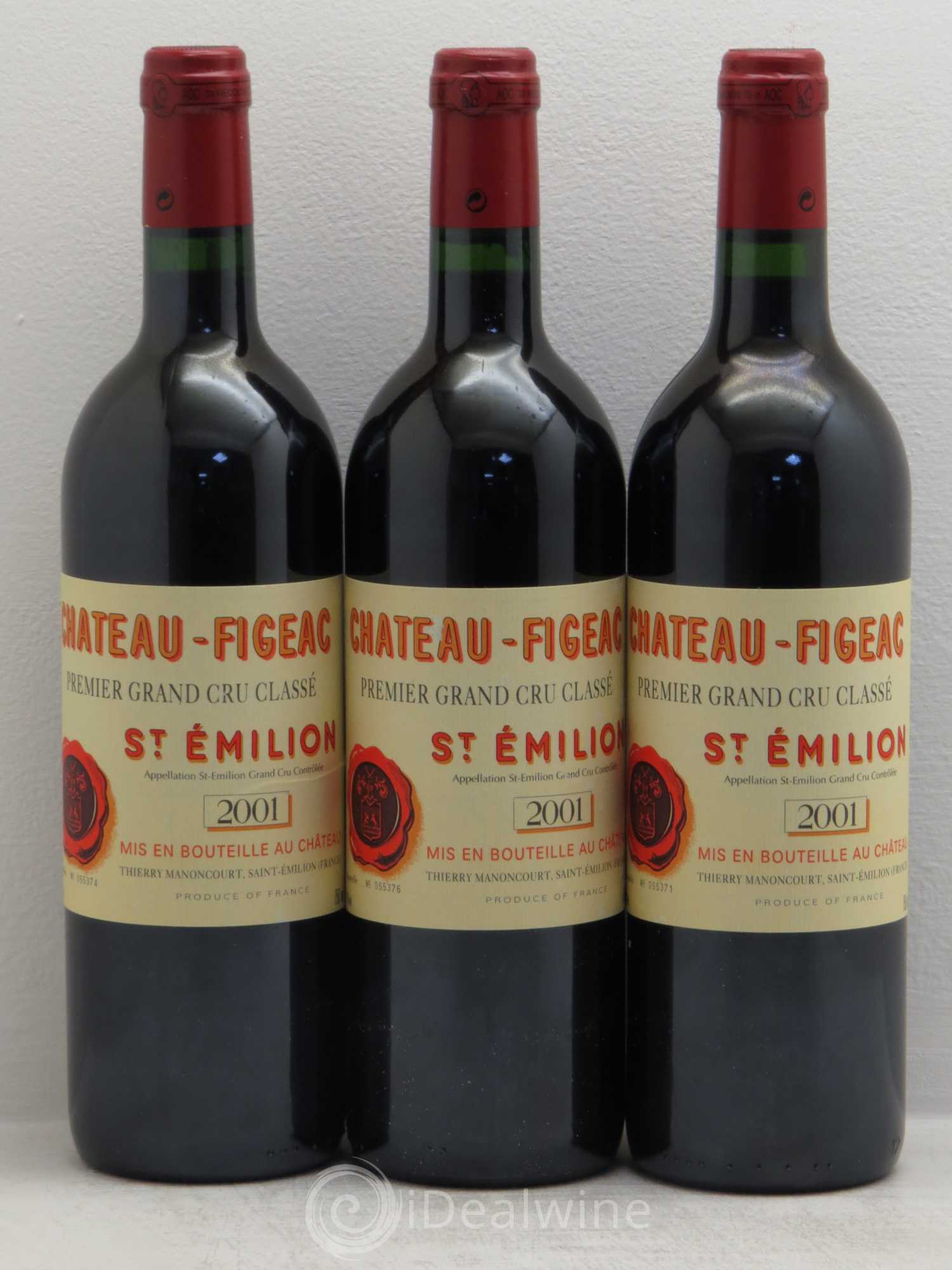Château Figeac 1er Grand Cru Classé A 2001 - Lot de 12 bouteilles - 4