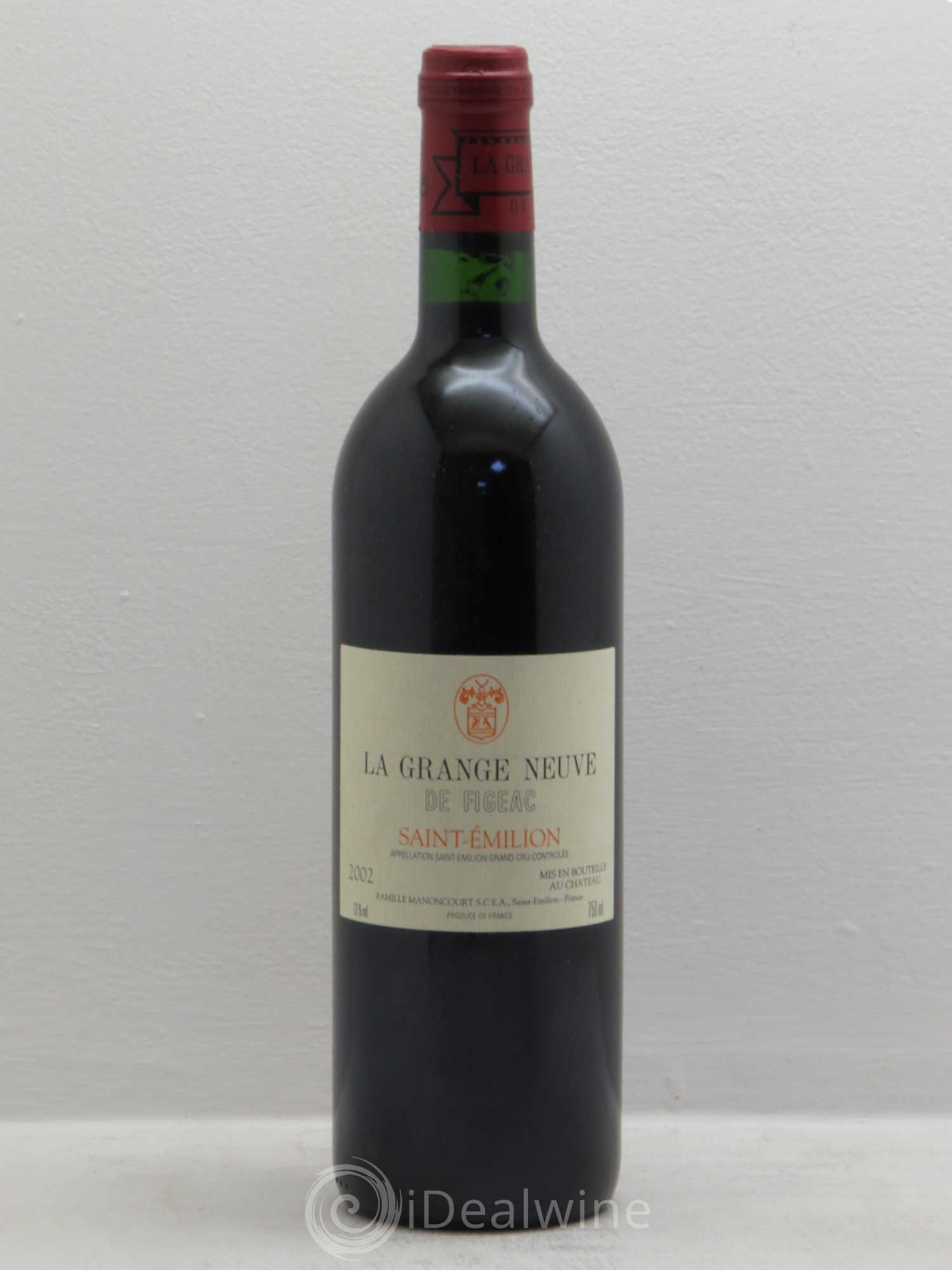Château La Grange Neuve de Figeac (sans prix de réserve) 2002 - Lot de 12 bouteilles - 0