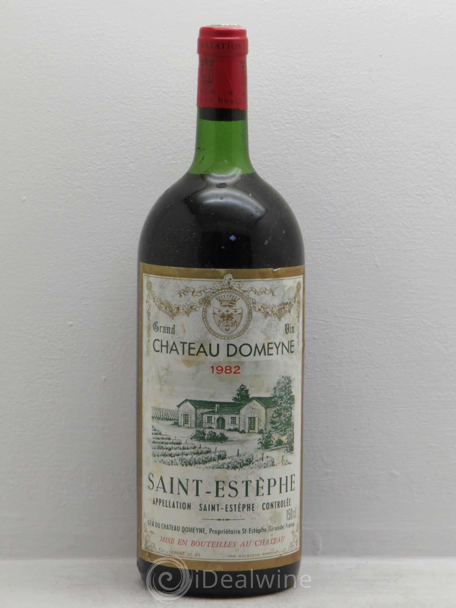 Château Domeyne Cru Bourgeois 1982 - Lot de 1 magnum - 0
